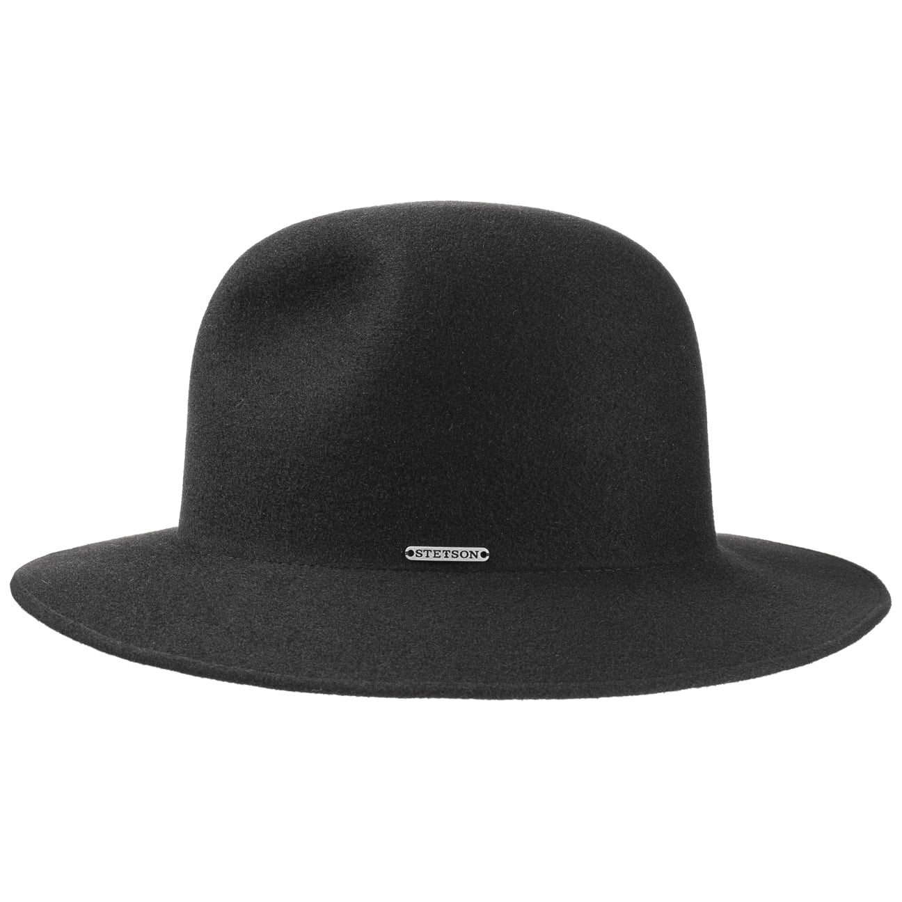 Tuscalo Woolfelt Vilthoed By Stetson Zwart M 56 57 Cm stetson kopen in de aanbieding