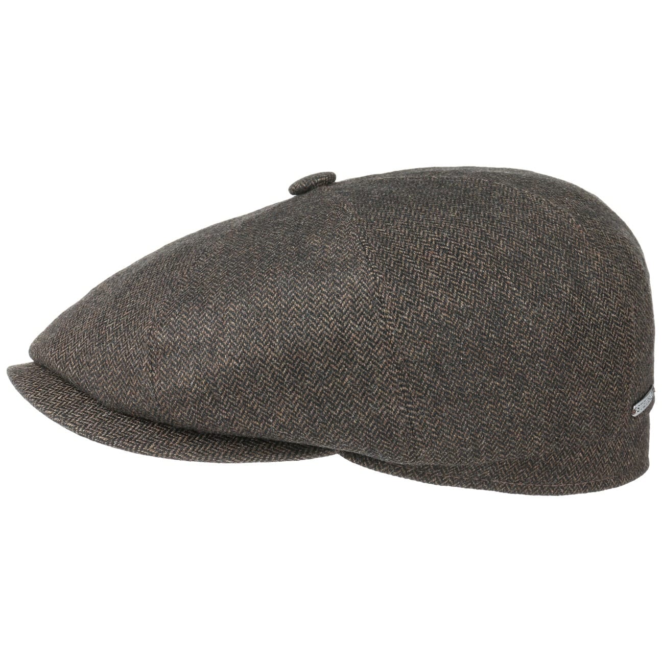 Hatteras Cashmere Yarn Flat Cap By Stetson Bruin 58 stetson kopen in de aanbieding