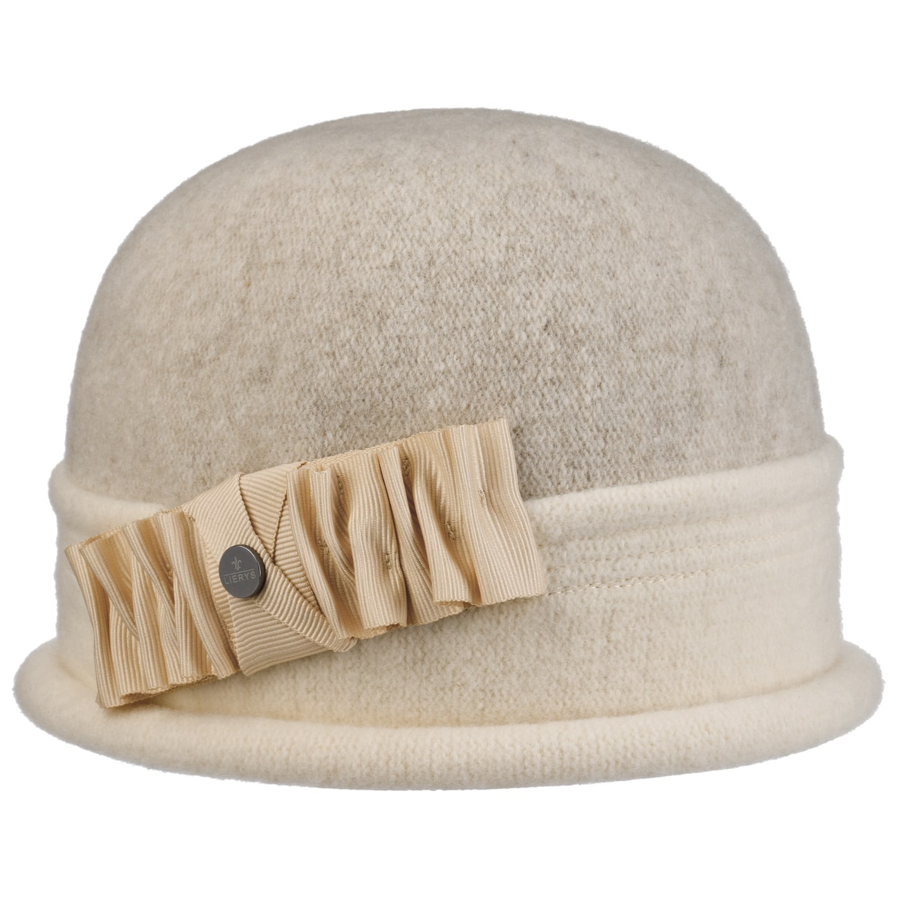 Oretka Toque Gekookte Wol Hoed By Bedacht Beige One Size bedacht kopen in de aanbieding