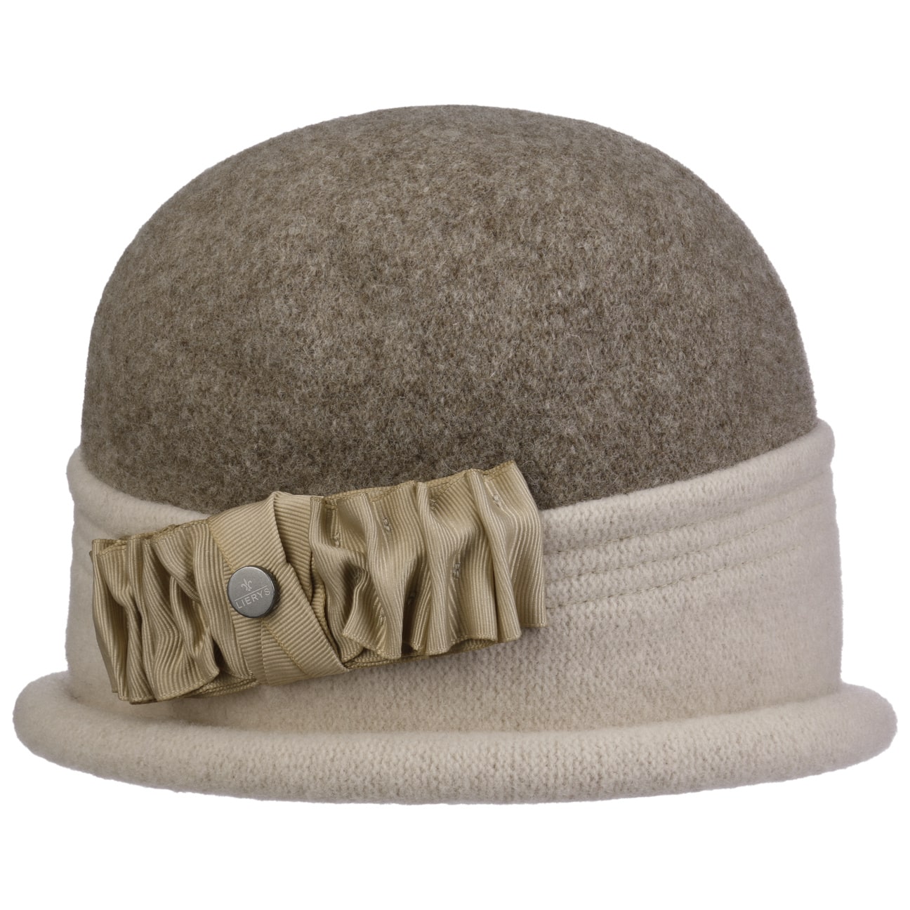 Oretka Toque Gekookte Wol Hoed By Bedacht Donkerbeige One Size bedacht kopen in de aanbieding