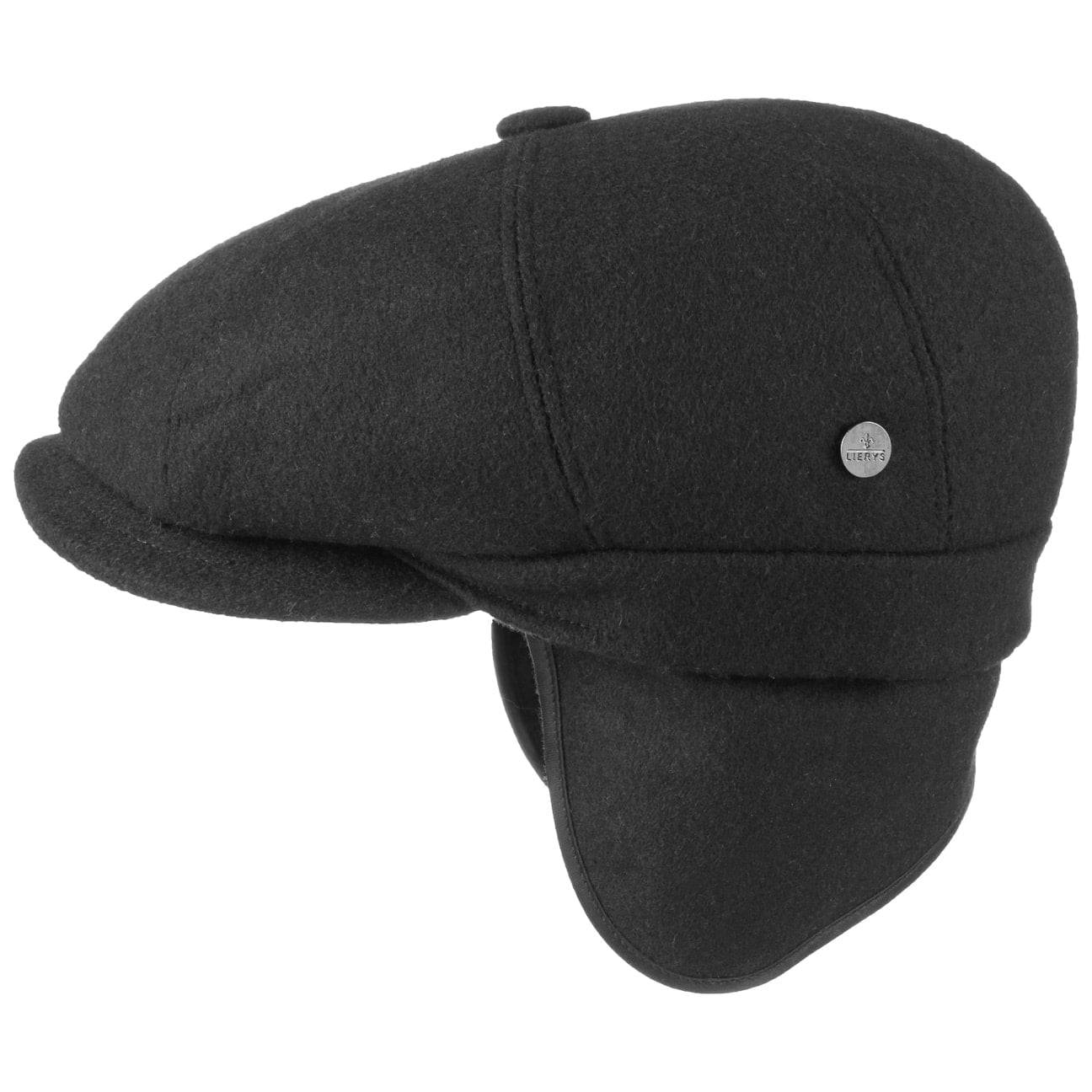 Teflon Flat Cap Oorbescherming By Lierys Zwart 56 lierys kopen in de aanbieding