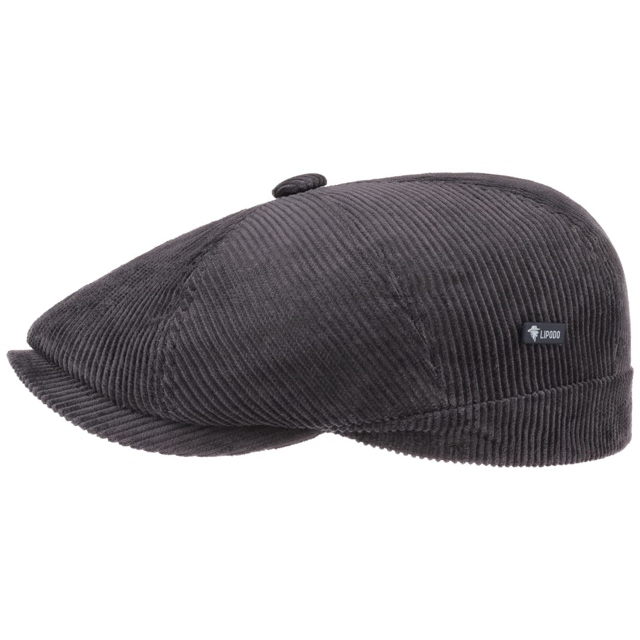 8 Panel Cordial Flat Cap By Lipodo Grijs M 56 57 Cm lipodo kopen in de aanbieding
