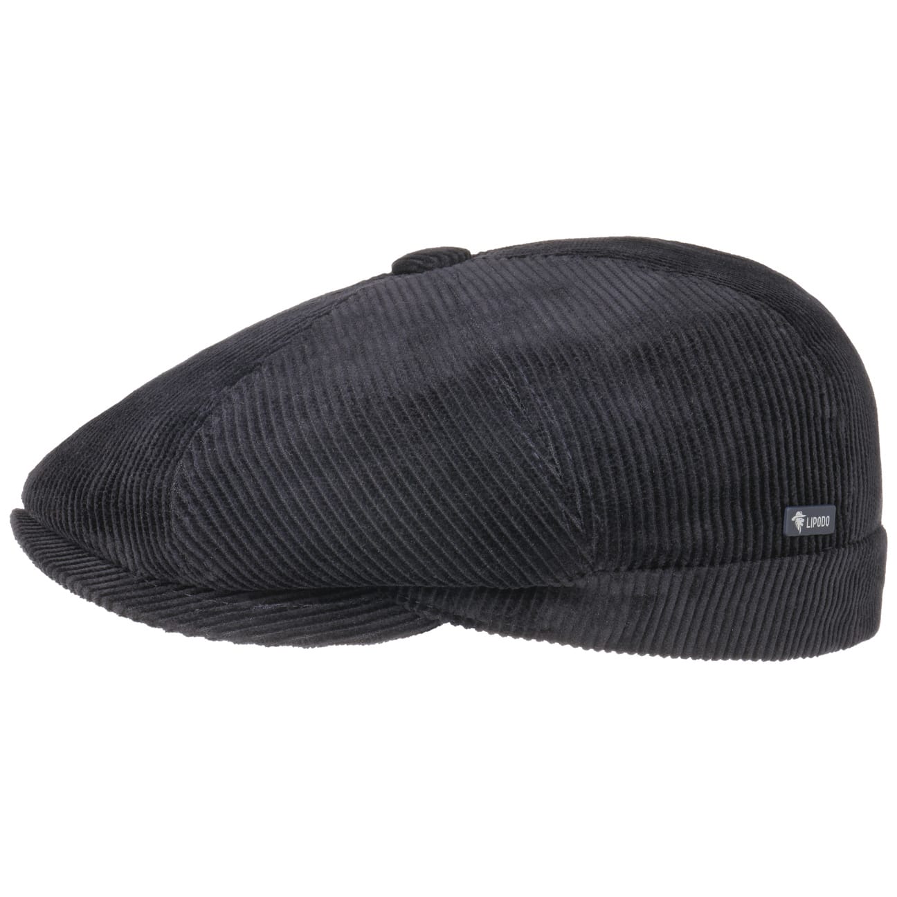 8 Panel Cordial Flat Cap By Lipodo Blauw S 54 55 Cm lipodo kopen in de aanbieding
