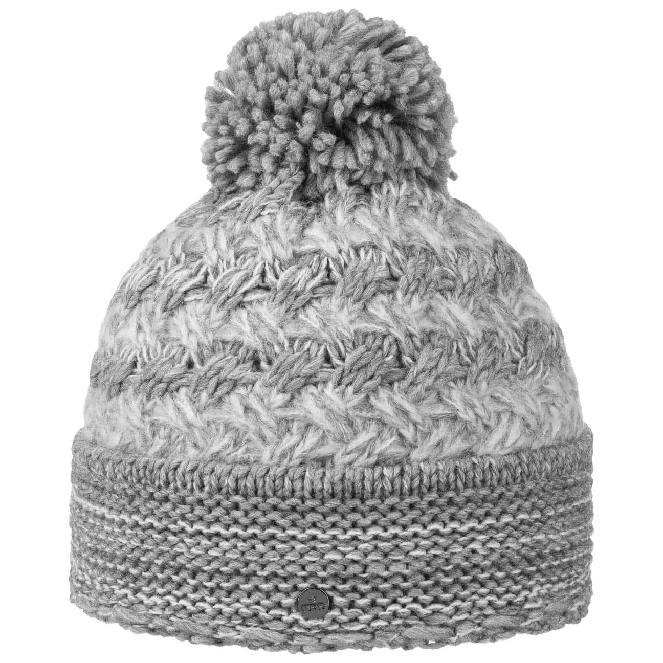 Mohair Stripes Pomponmuts By Lierys Grijs One Size lierys kopen in de aanbieding Mohair Stripes Pomponmuts By Lierys Grijs One Size lierys kopen in de aanbieding