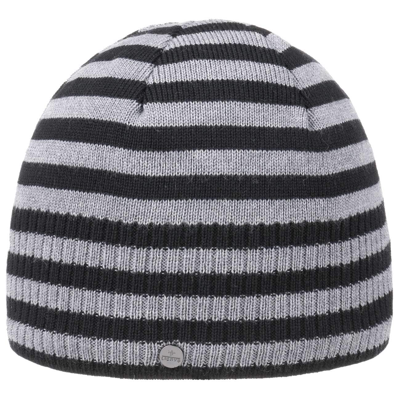 Merino Stripes Gebreide Muts By Lierys Zwart One Size lierys kopen in de aanbieding Merino Stripes Gebreide Muts By Lierys Zwart One Size lierys kopen in de aanbieding
