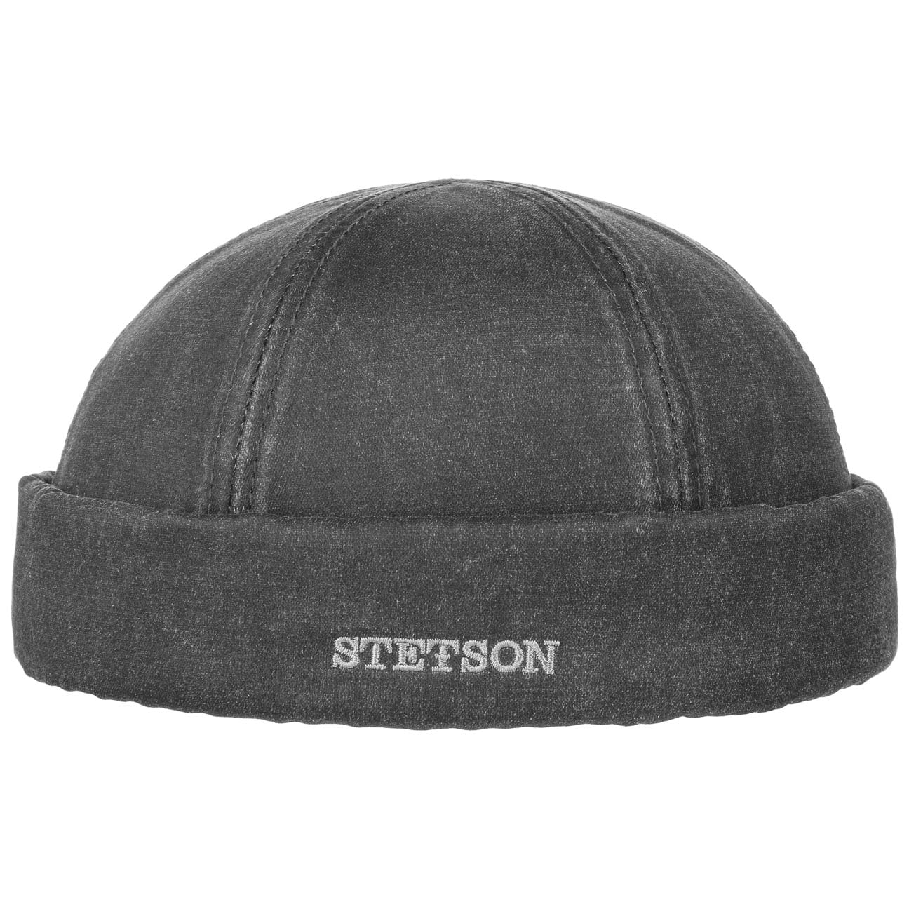 Old Cotton Dockermuts By Stetson Zwart Xl 60 61 Cm stetson kopen in de aanbieding