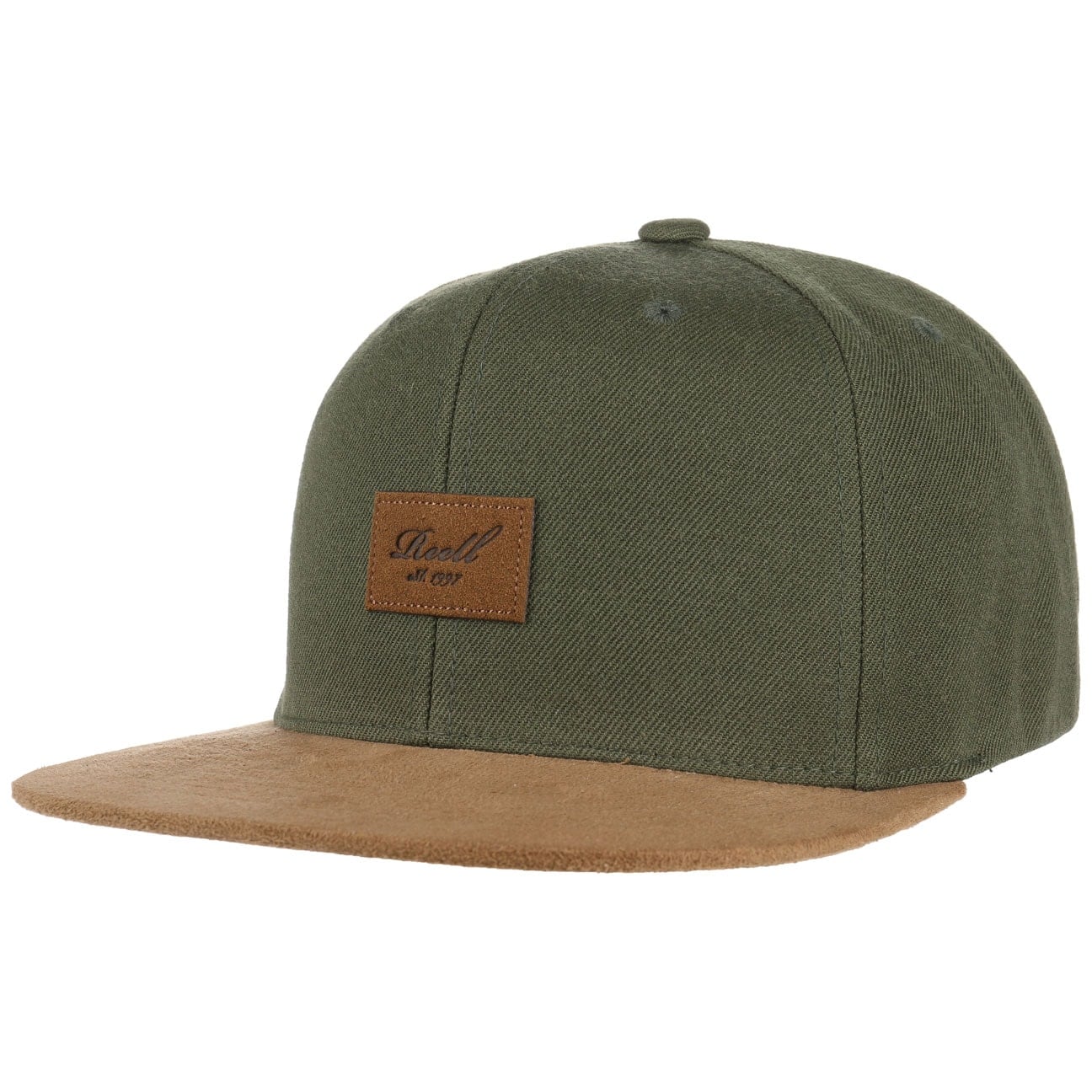Suede 6 Panel Snapback Pet By Reell Olijfgroen One Size reell kopen in de aanbieding Suede 6 Panel Snapback Pet By Reell Olijfgroen One Size reell kopen in de aanbieding