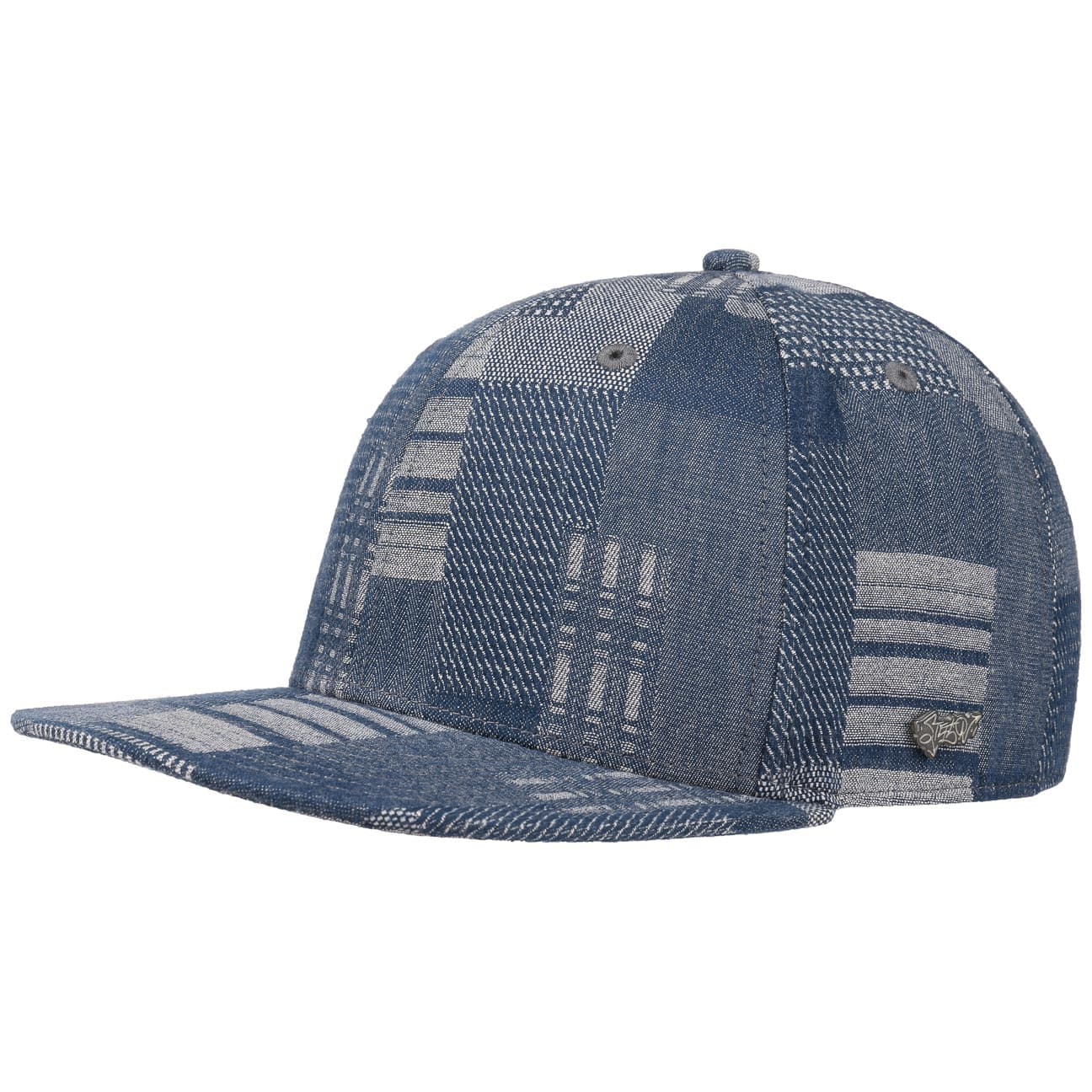 Denim Patchwork Baseballpet By Stetson One Size stetson kopen in de aanbieding