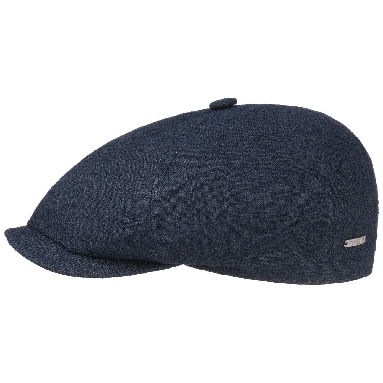 6 Panel Linnen Zijde Pet By Stetson Donkerblauw 63 stetson kopen in de aanbieding