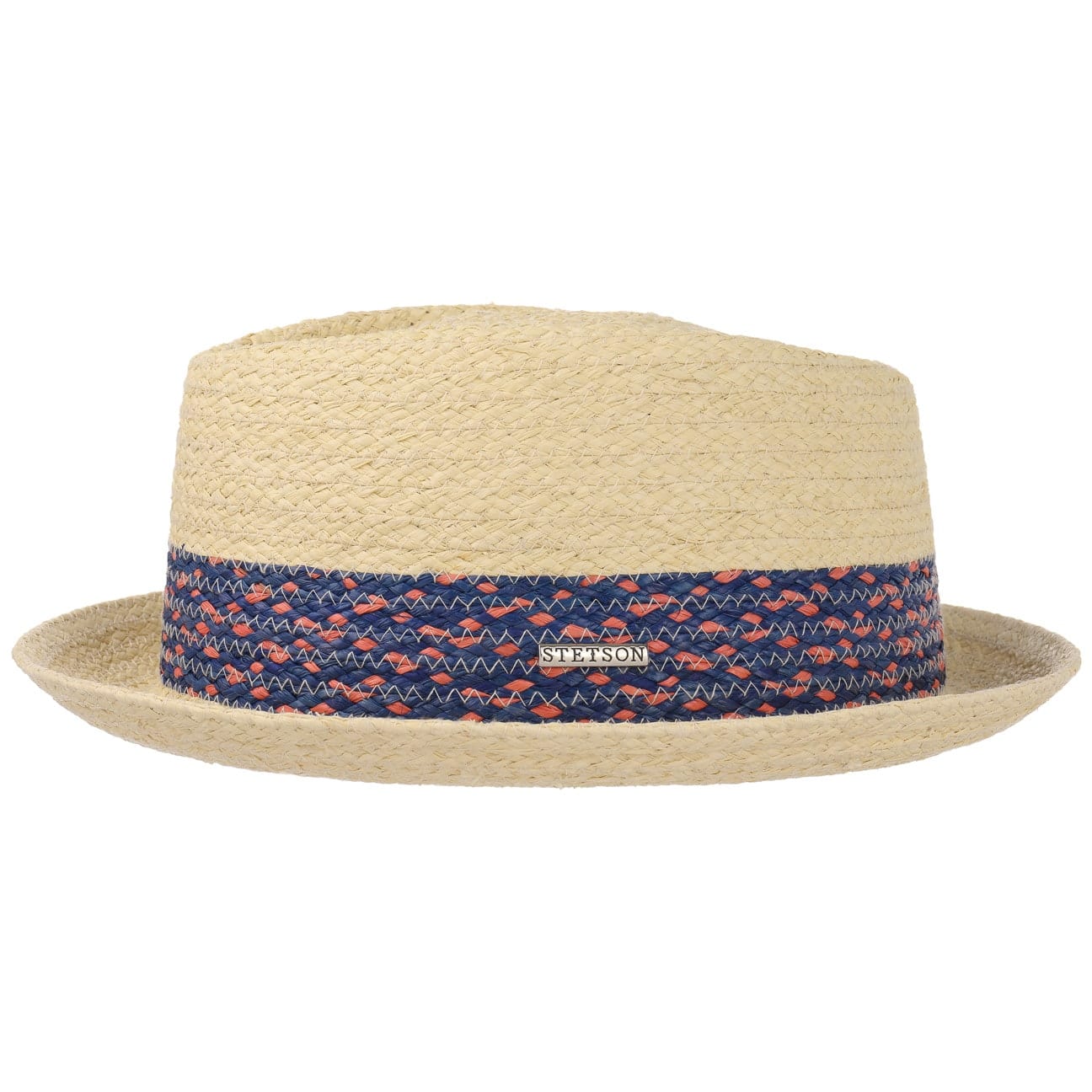 Colour Band Pork Pie Raffiahoed By Stetson Naturel L 58 59 Cm stetson kopen in de aanbieding Colour Band Pork Pie Raffiahoed By Stetson Naturel L 58 59 Cm stetson kopen in de aanbieding