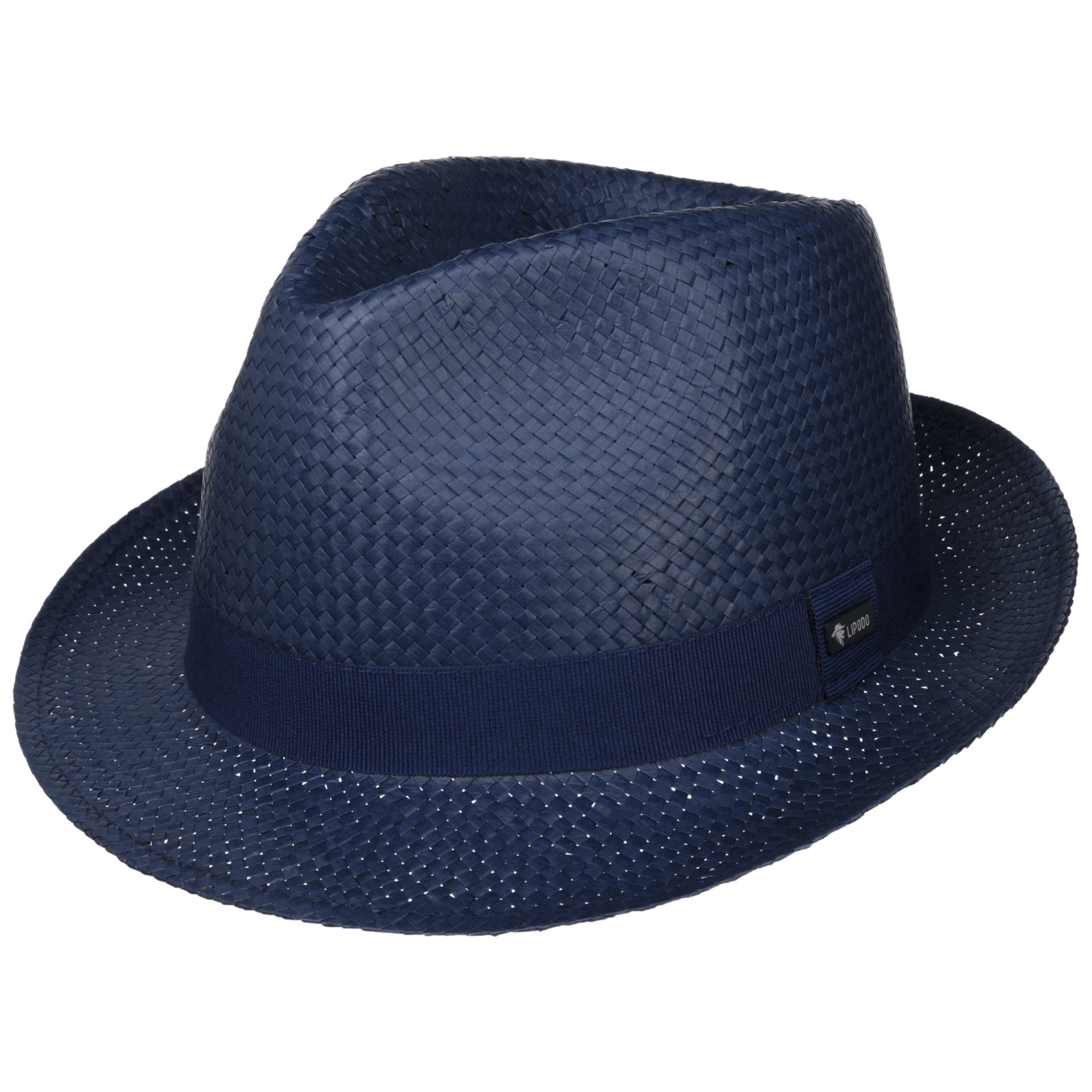 Colour City Trilby Strohoed By Lipodo Blauw L 58 59 Cm lipodo kopen in de aanbieding
