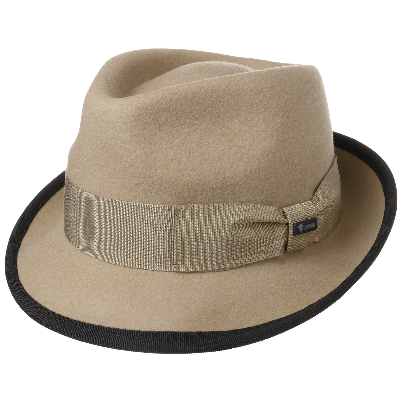 The Classic Wool Trilby Vilthoed By Lipodo Beige Xl 60 61 Cm lipodo kopen in de aanbieding