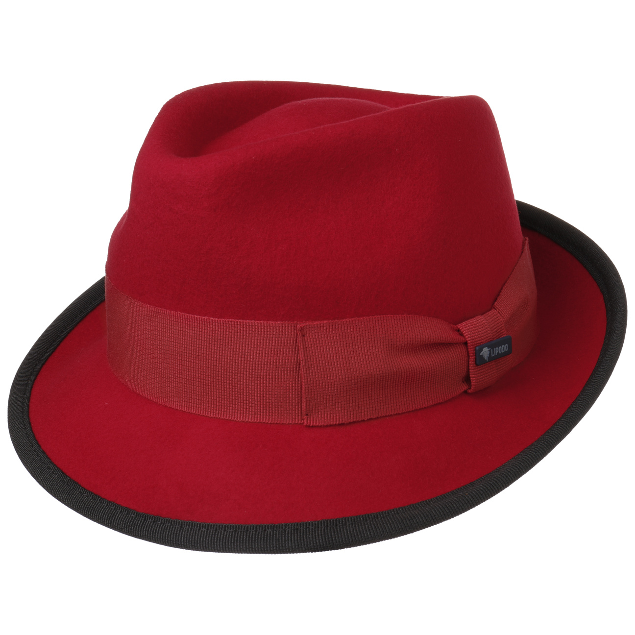 The Classic Wool Trilby Vilthoed By Lipodo Rood M 56 57 Cm lipodo kopen in de aanbieding The Classic Wool Trilby Vilthoed By Lipodo Rood M 56 57 Cm lipodo kopen in de aanbieding
