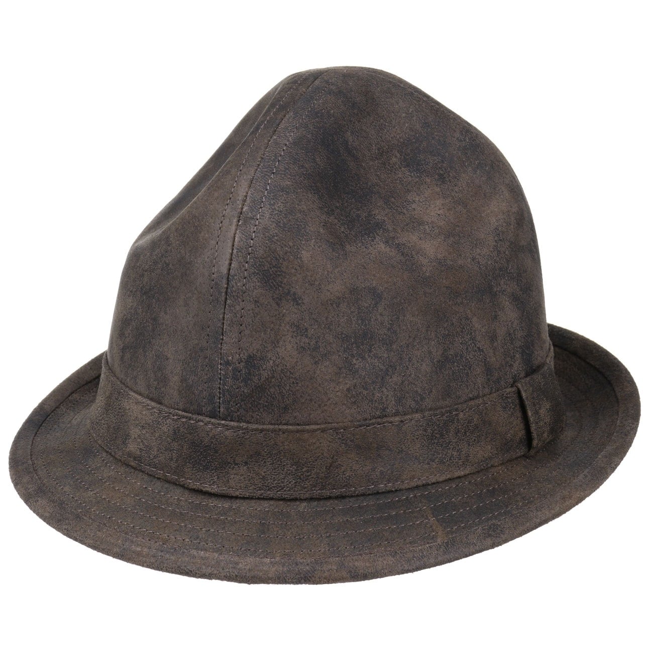Dreispitz Leren Hoed By Lierys Bruin L 58 59 Cm lierys kopen in de aanbieding Dreispitz Leren Hoed By Lierys Bruin L 58 59 Cm lierys kopen in de aanbieding