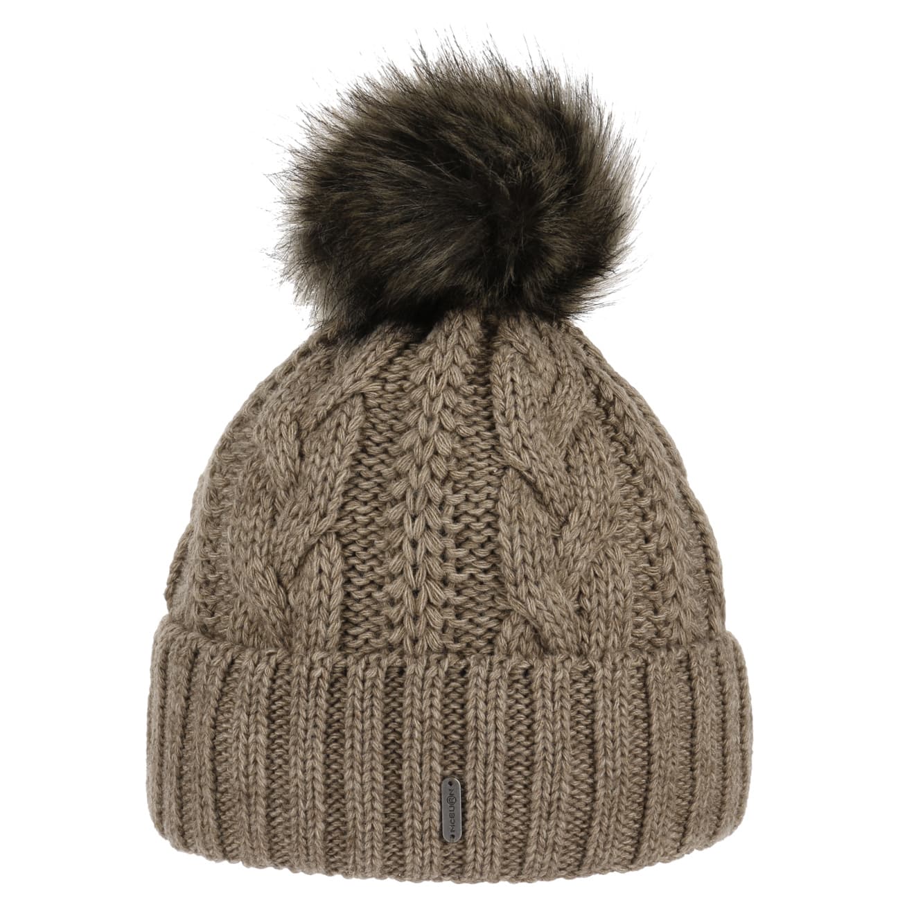 Cable Knit Muts Met Omslag By Mcburn Camel One Size mcburn kopen in de aanbieding Cable Knit Muts Met Omslag By Mcburn Camel One Size mcburn kopen in de aanbieding