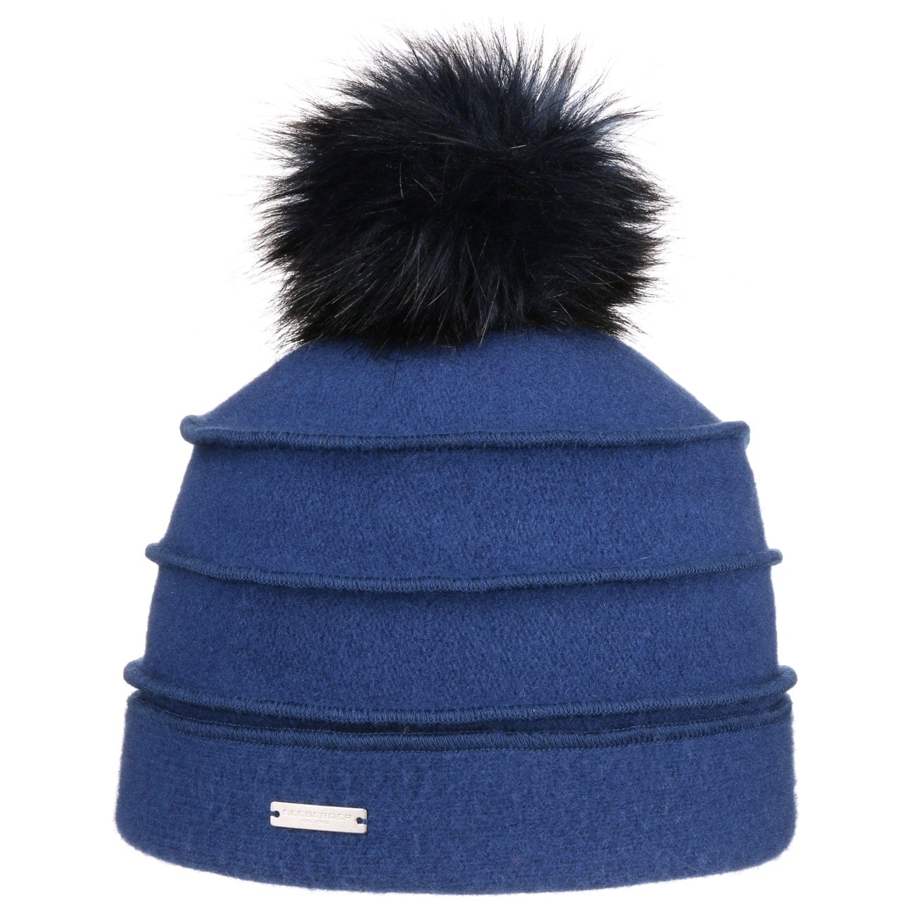 Sukie Gekookte Wol Pomponmuts By Seeberger Blauw One Size seeberger kopen in de aanbieding Sukie Gekookte Wol Pomponmuts By Seeberger Blauw One Size seeberger kopen in de aanbieding