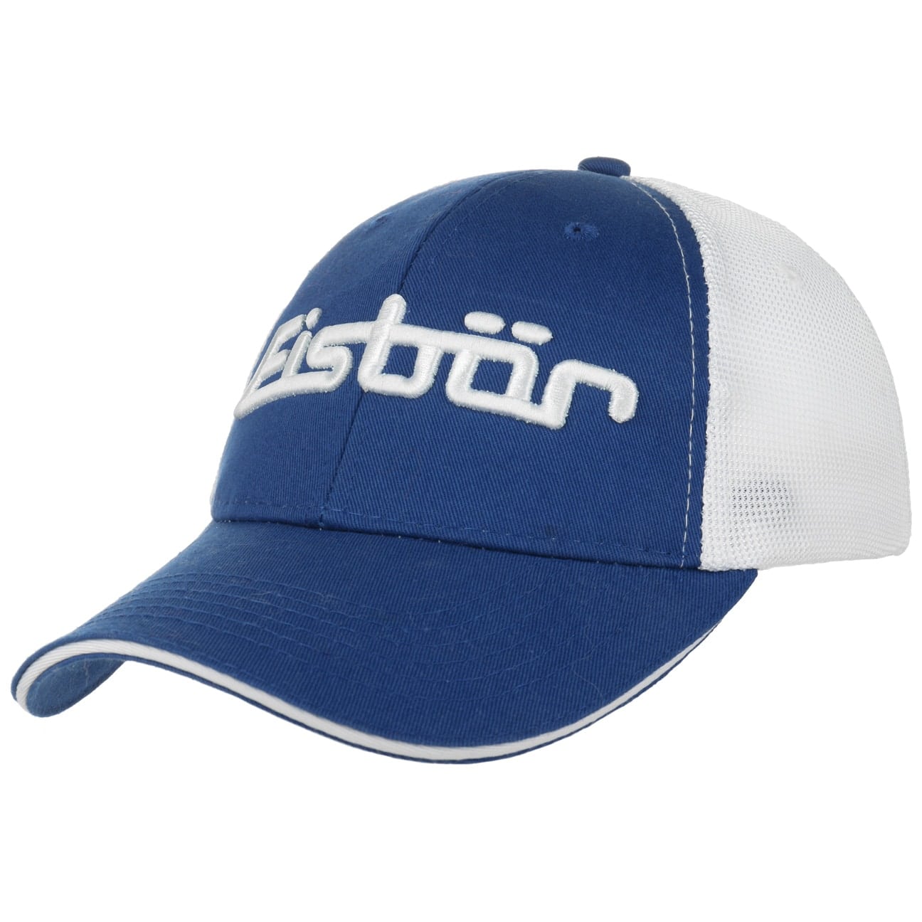 Mesh Baseballpet By Eisbar Blauw Wit One Size eisbar kopen in de aanbieding Mesh Baseballpet By Eisbar Blauw Wit One Size eisbar kopen in de aanbieding