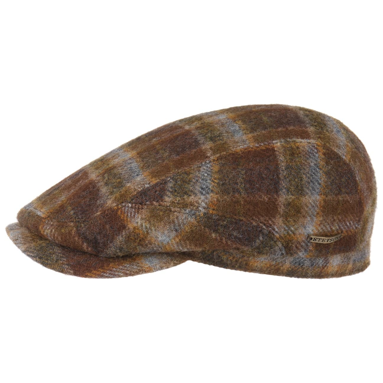 Belfast Woolrich Plaid Pet By Stetson Olijfgroen 58 stetson kopen in de aanbieding