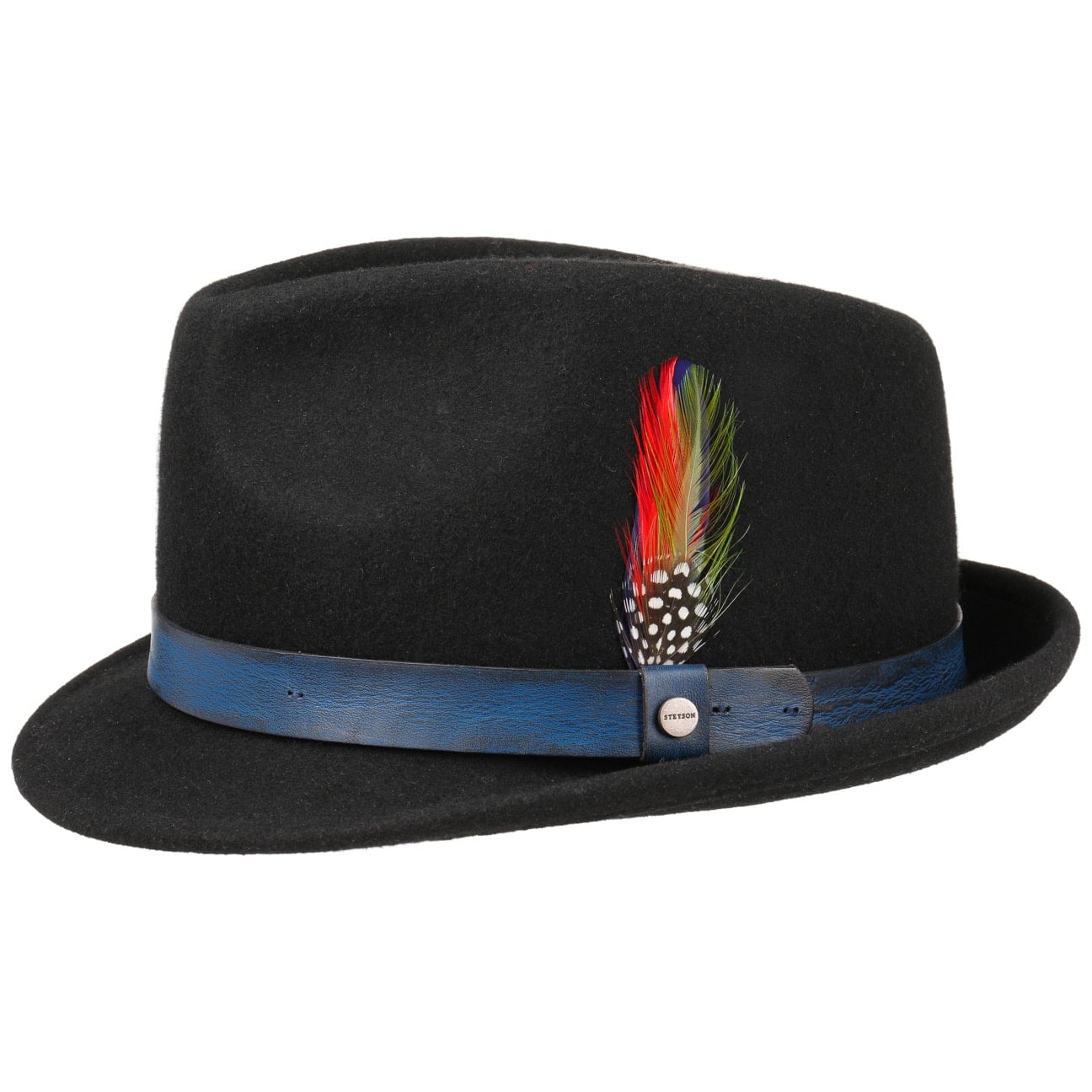 Craston Trilby Wolvilthoed By Stetson Zwart M 56 57 Cm stetson kopen in de aanbieding
