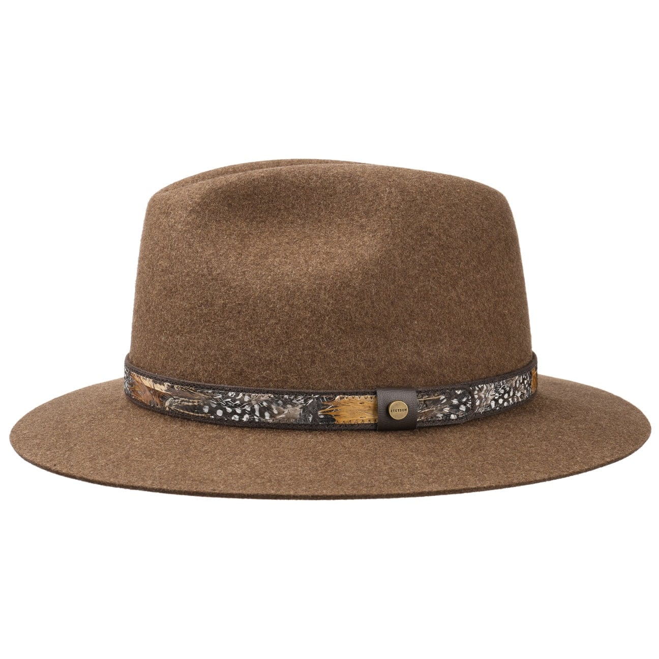 Feather Trim Traveller Vilthoed By Stetson Bruin Gemeleerd Xl 60 61 Cm stetson kopen in de aanbieding Feather Trim Traveller Vilthoed By Stetson Bruin Gemeleerd Xl 60 61 Cm stetson kopen in de aanbieding