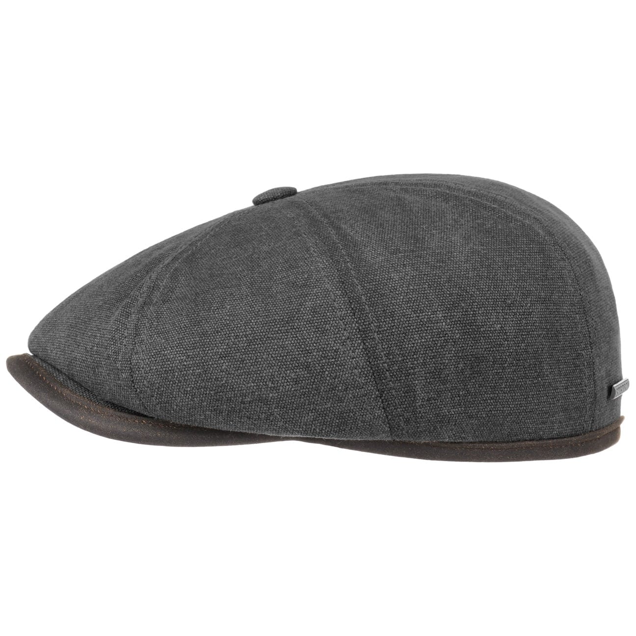Hatteras Canvas Piping Pet By Stetson Antraciet S 54 55 Cm stetson kopen in de aanbieding
