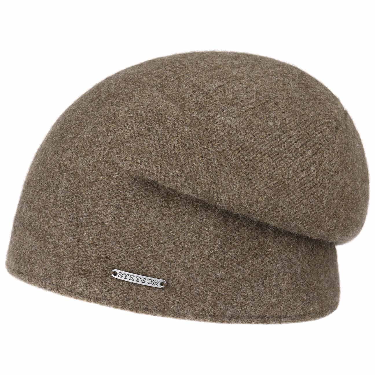 Cashmere Oversize Beanie Muts By Stetson Bruin One Size stetson kopen in de aanbieding