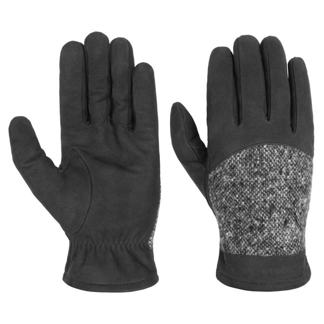 Zwart Leren Handschoenen Heren | Dean (Zwart) - Sportieve Schapen