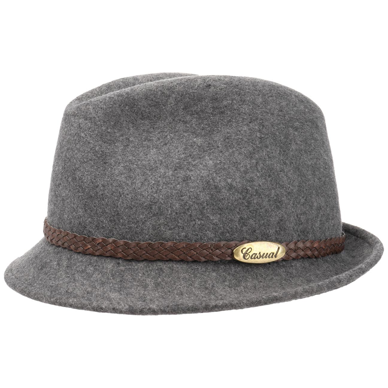 Casual Melange Trilby Wolvilthoed By Lierys Grijs 58 lierys kopen in de aanbieding