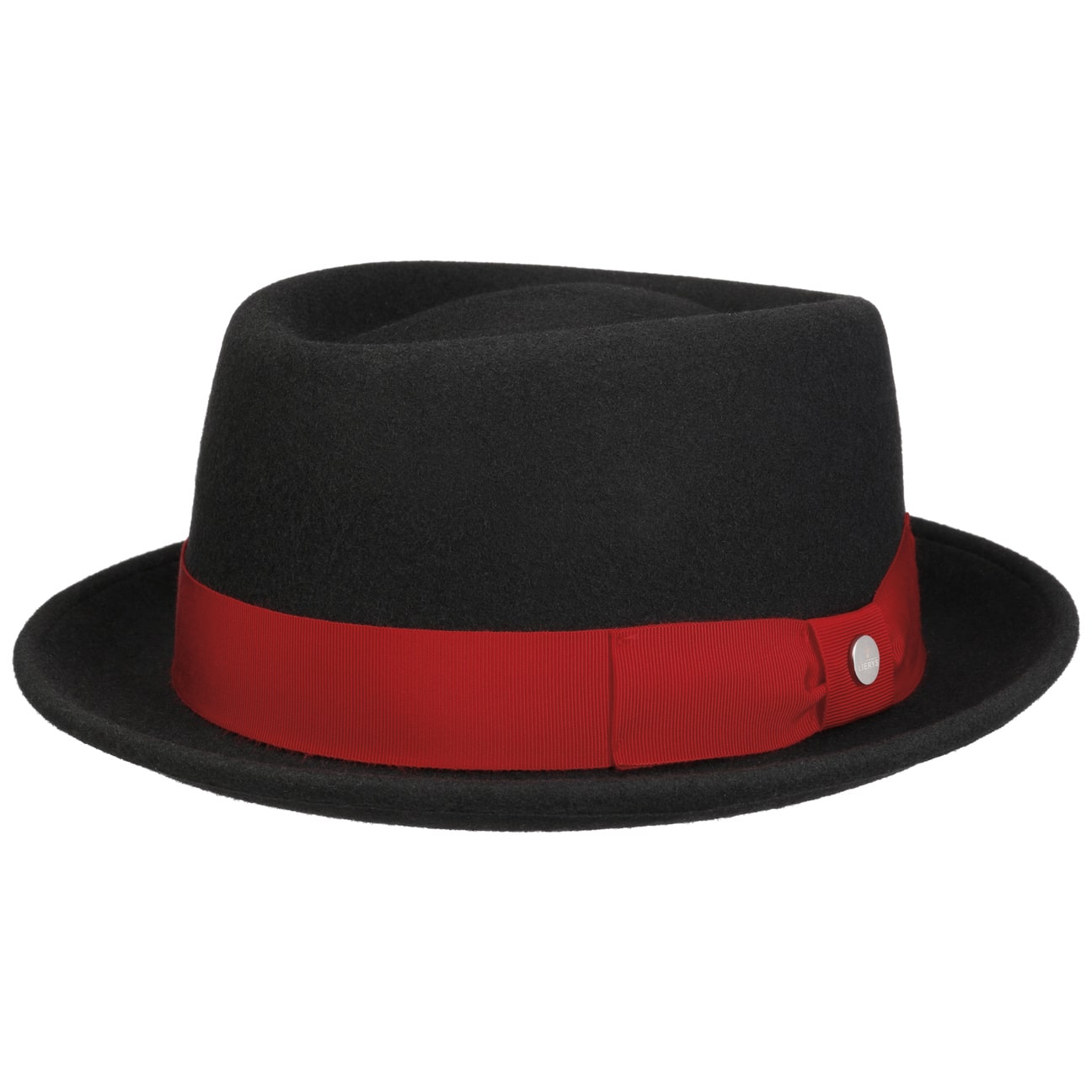 Twotone Crushable Pork Pie Hoed By Lierys Zwart Rood 55 lierys kopen in de aanbieding Twotone Crushable Pork Pie Hoed By Lierys Zwart Rood 55 lierys kopen in de aanbieding