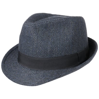 Classic Herringbone Trilby Hoed by Lipodo