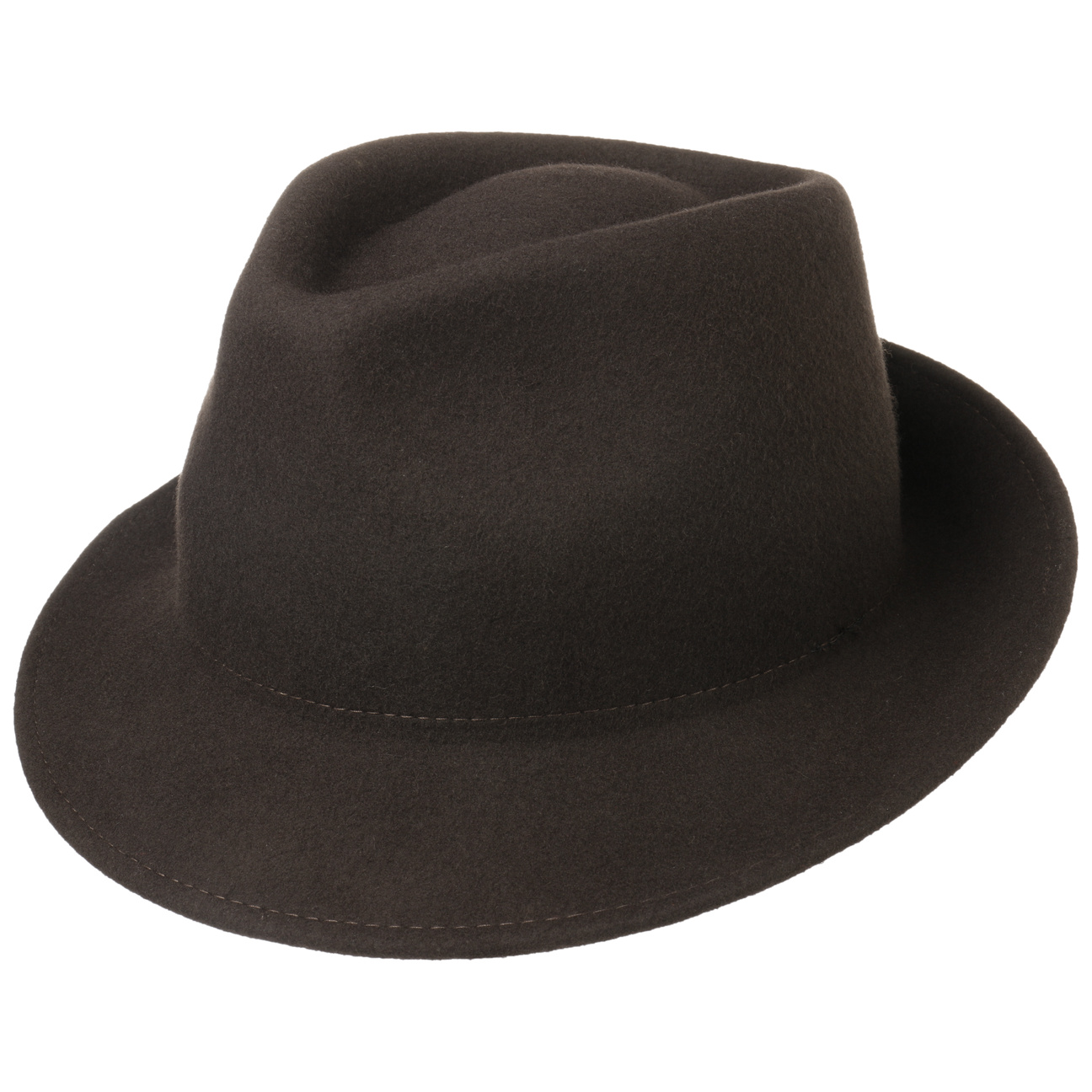 Uni Trilby Wolvilthoed By Lipodo Donkerbruin Xl 60 61 Cm lipodo kopen in de aanbieding