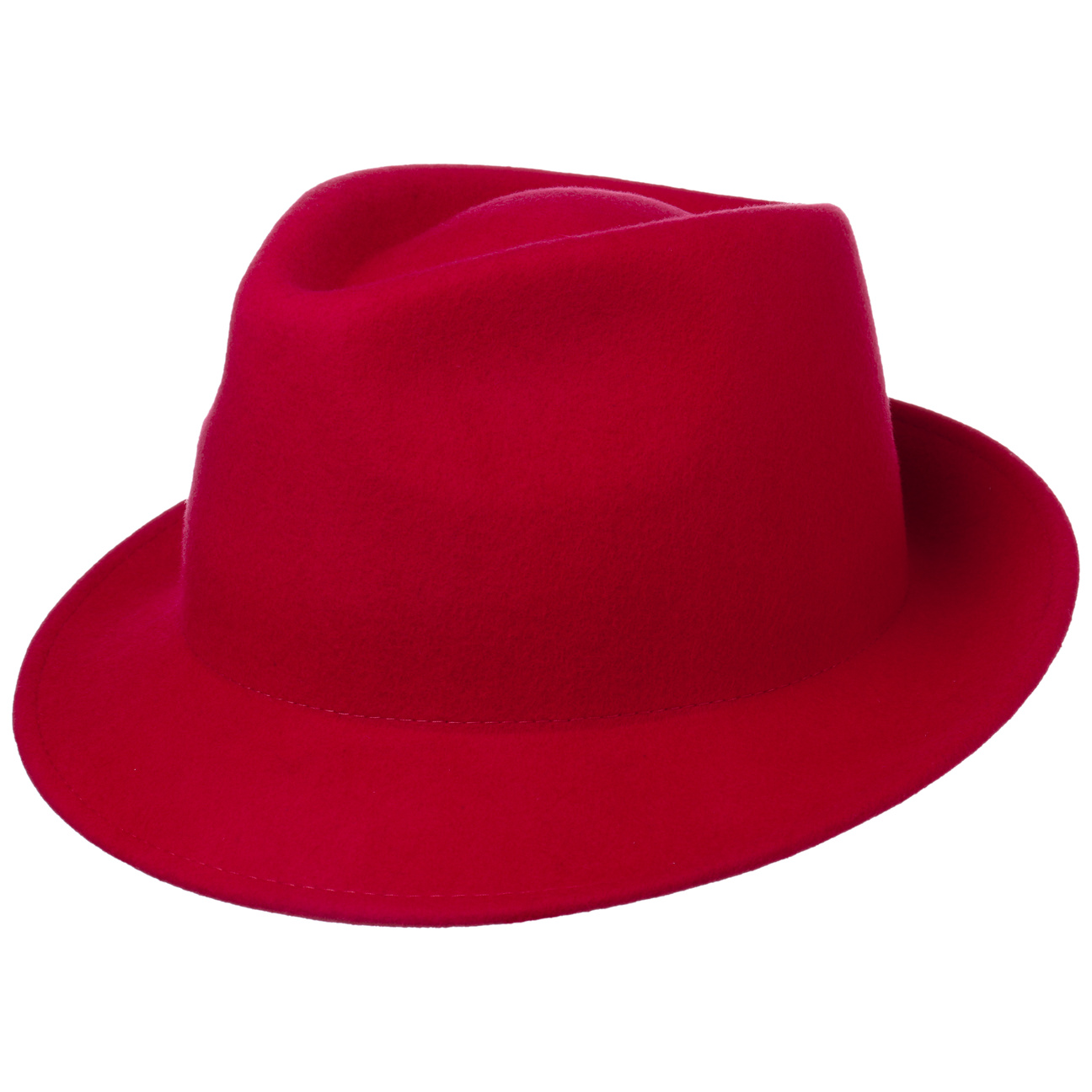 Uni Trilby Wolvilthoed By Lipodo Rood M 56 57 Cm lipodo kopen in de aanbieding