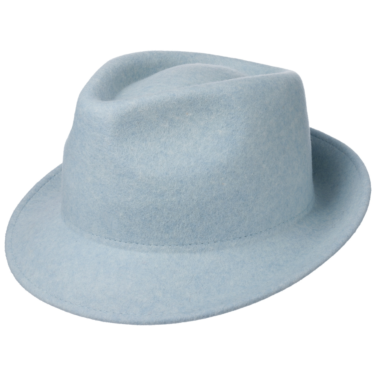 Uni Trilby Wolvilthoed By Lipodo Lichtblauw Xl 60 61 Cm lipodo kopen in de aanbieding
