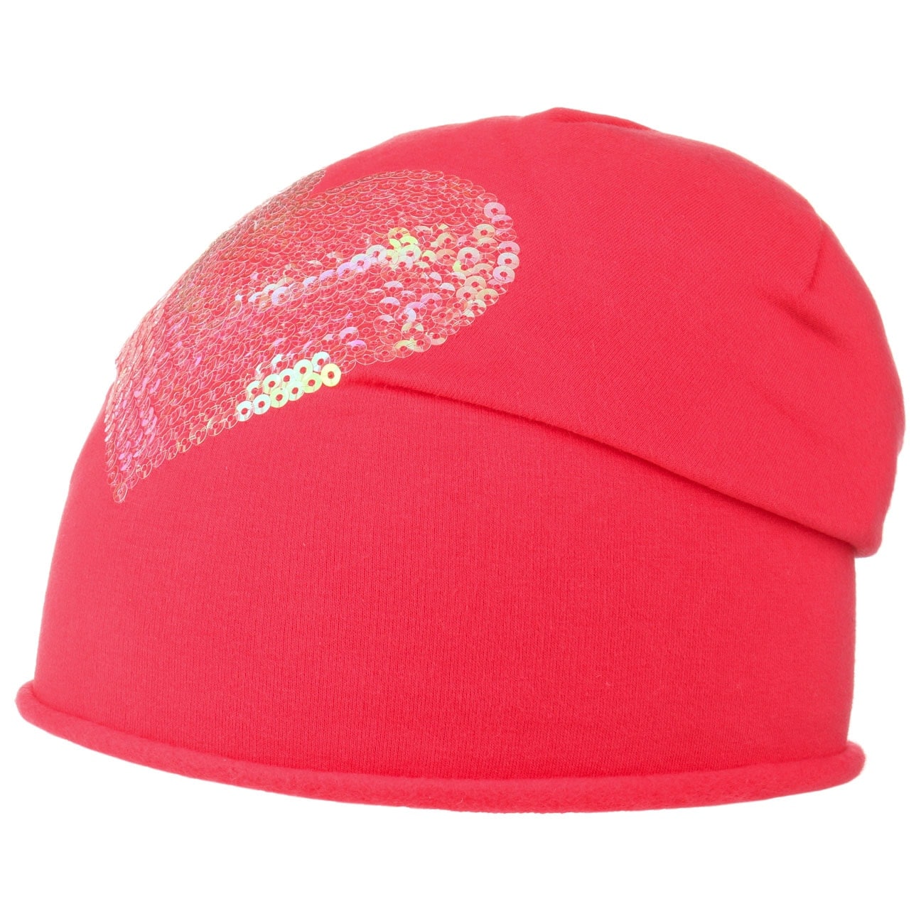 Jersey Hart Lovertjes Kindermuts By Lipodo Koraal One Size lipodo kopen in de aanbieding