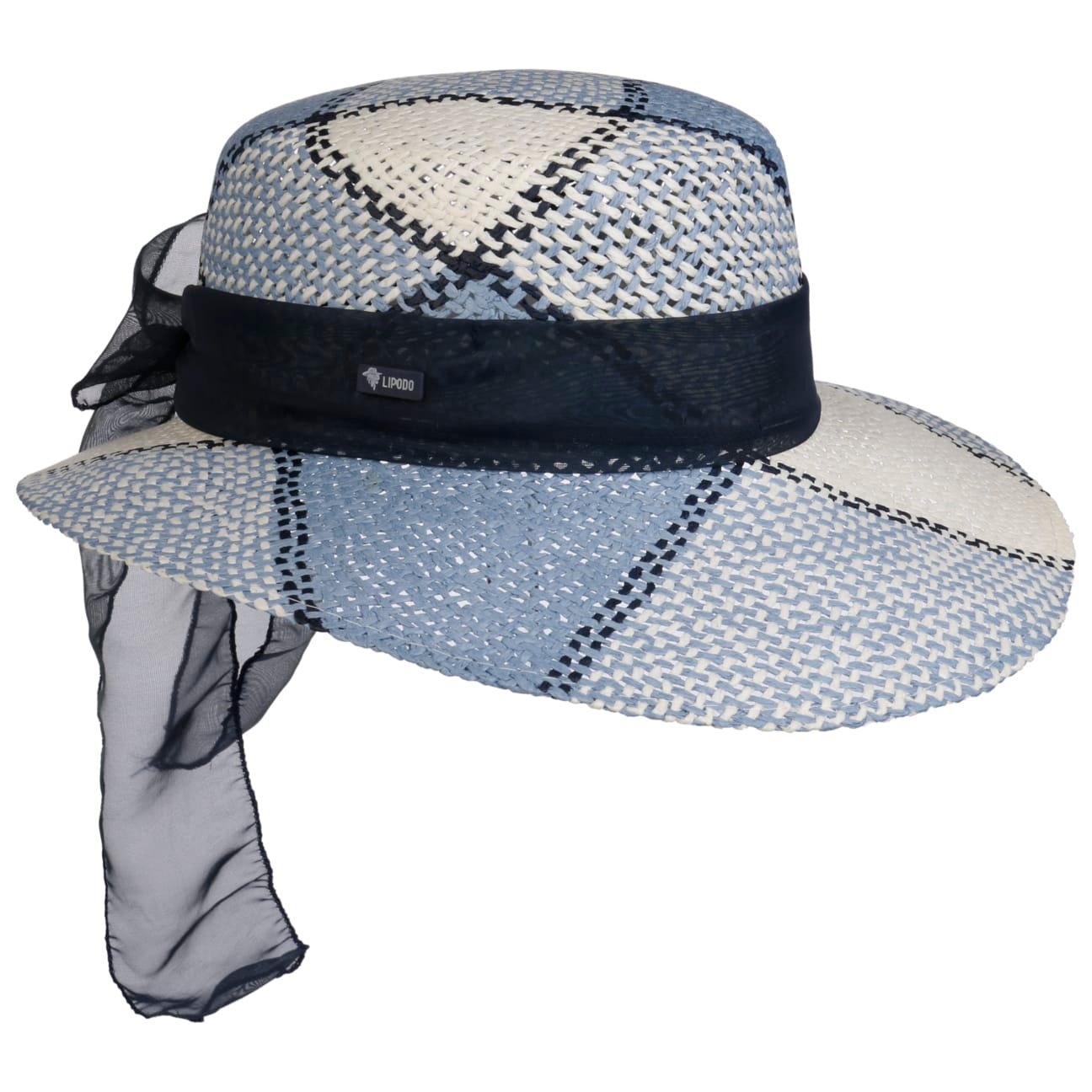 Strohoed Met Stofband By Lierys Blauw One Size lierys kopen in de aanbieding Strohoed Met Stofband By Lierys Blauw One Size lierys kopen in de aanbieding