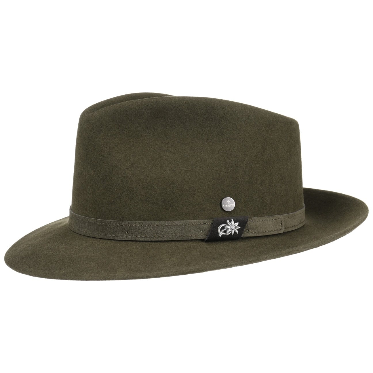 Edelweiss Bogart Wolvilthoed By Lierys Olijfgroen 55 lierys kopen in de aanbieding