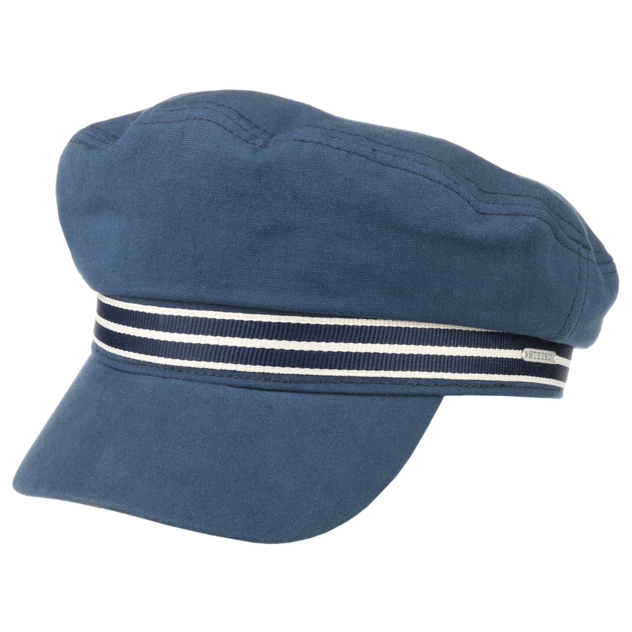 Canvas Fisherman Schipperspet By Stetson Donkerblauw Xl 60 61 Cm stetson kopen in de aanbieding