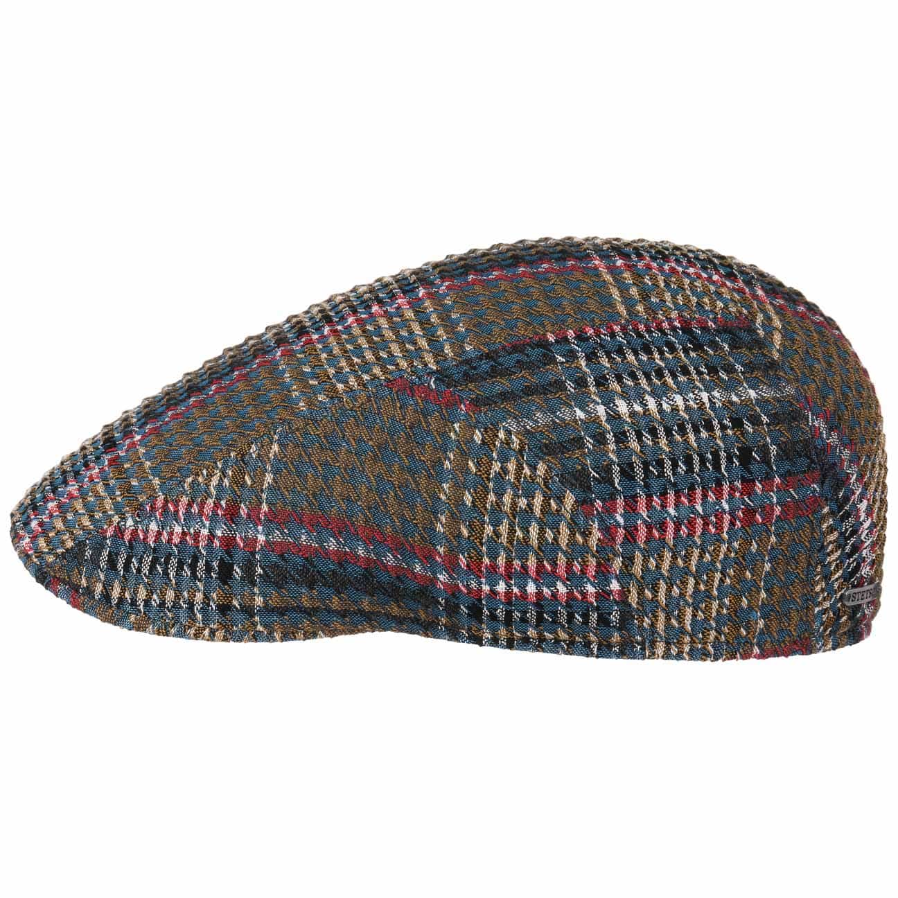 Seersucker Cotton Check Pet By Stetson Olijfgroen 55 stetson kopen in de aanbieding