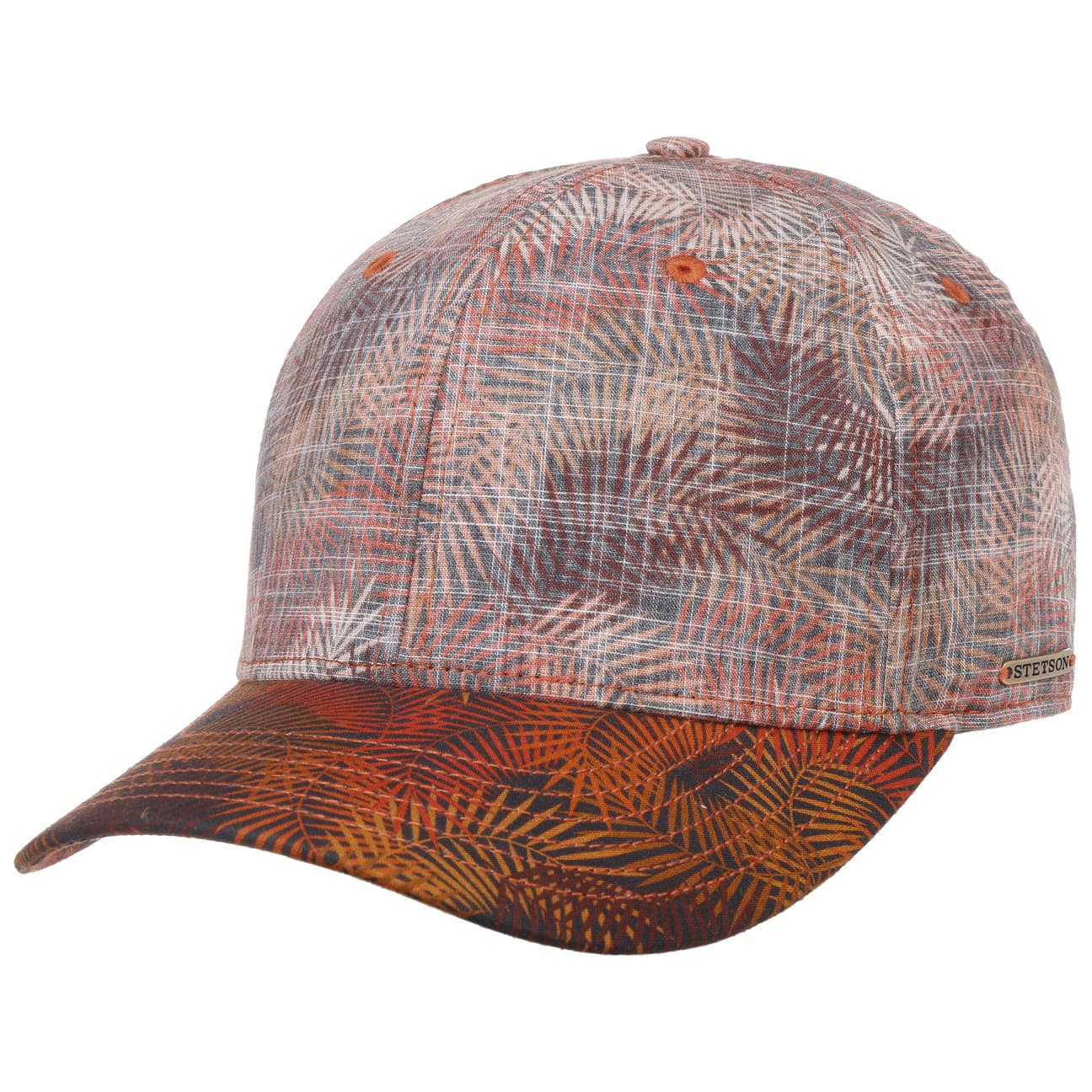 Palm Leaf Baseballpet By Stetson Oranje Gemeleerd One Size stetson kopen in de aanbieding Palm Leaf Baseballpet By Stetson Oranje Gemeleerd One Size stetson kopen in de aanbieding