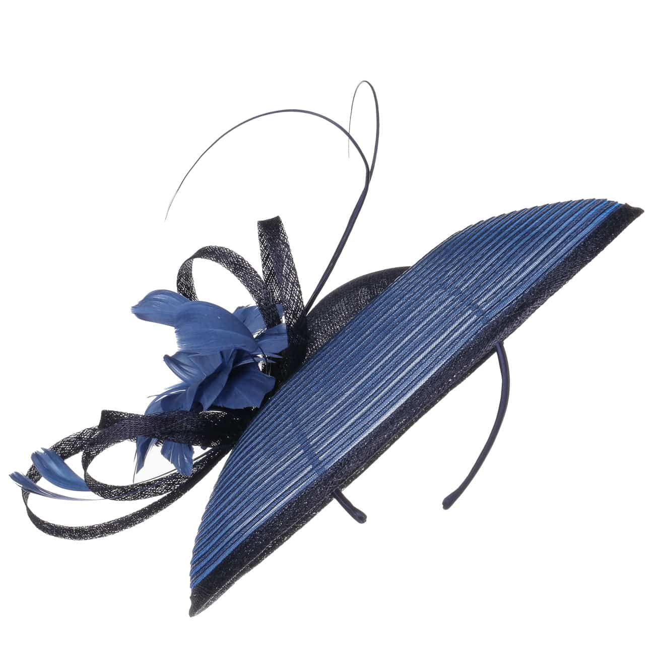 Sinamay Flower Fascinator By Mcburn Donkerblauw One Size mcburn kopen in de aanbieding Sinamay Flower Fascinator By Mcburn Donkerblauw One Size mcburn kopen in de aanbieding