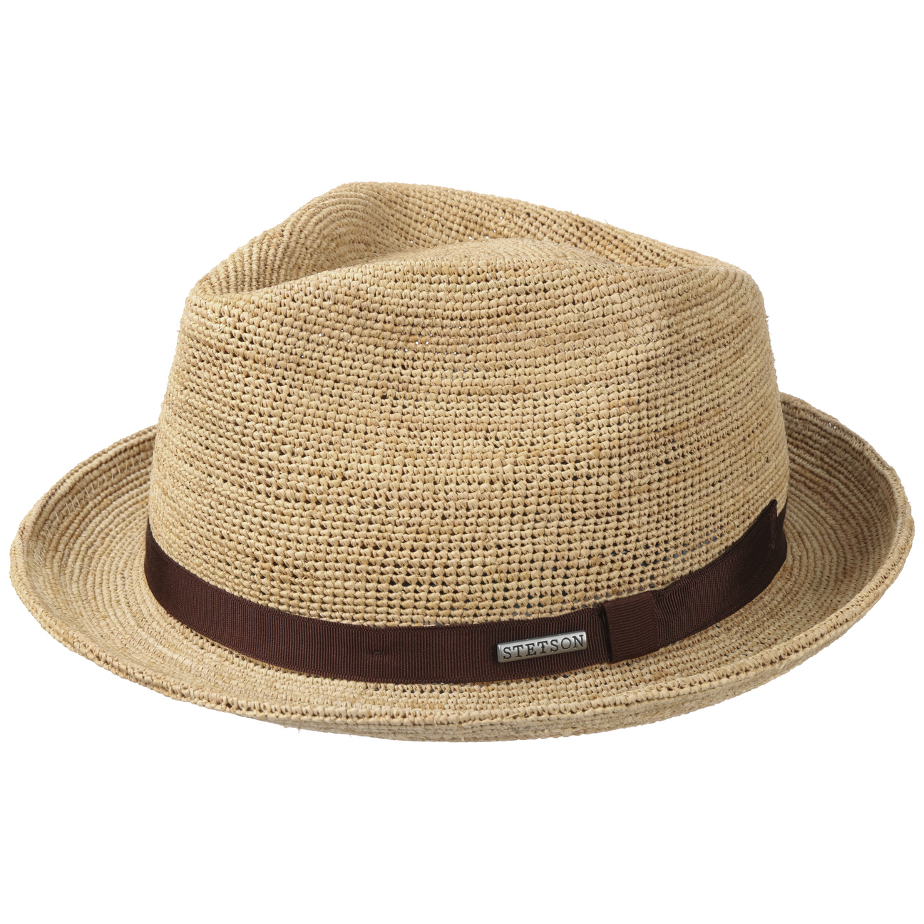 Alpena Player Crochet Raffia Hoed By Stetson Naturel S 54 55 Cm stetson kopen in de aanbieding