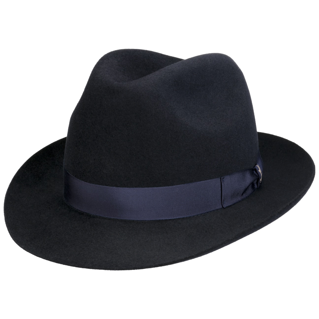 Marengo Haarvilt Bogart Hoed By Borsalino Blauw 58 borsalino kopen in de aanbieding