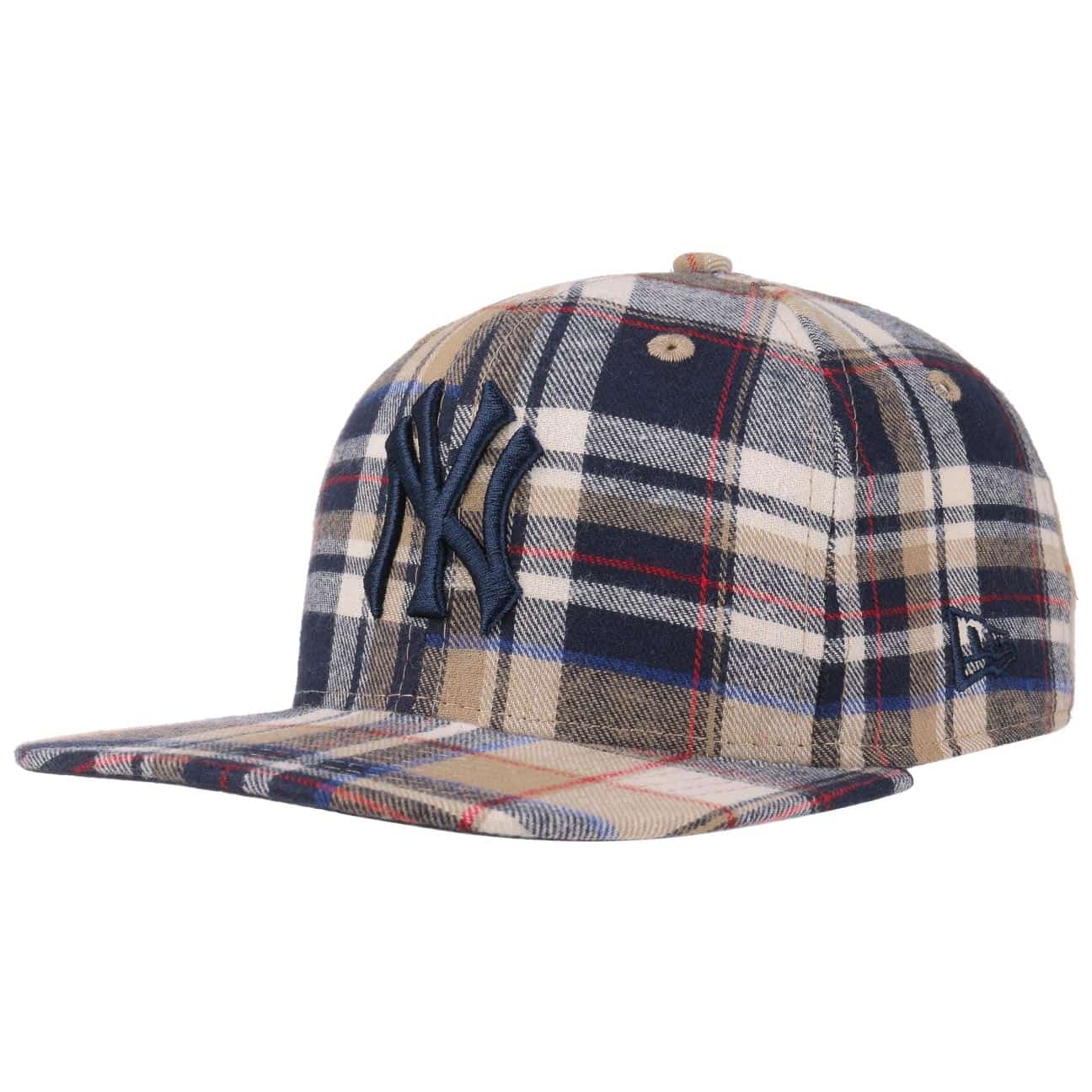 9Fifty Spring Plaid Yankees Pet By New Era Beige Sm 54 57 Cm new era kopen in de aanbieding