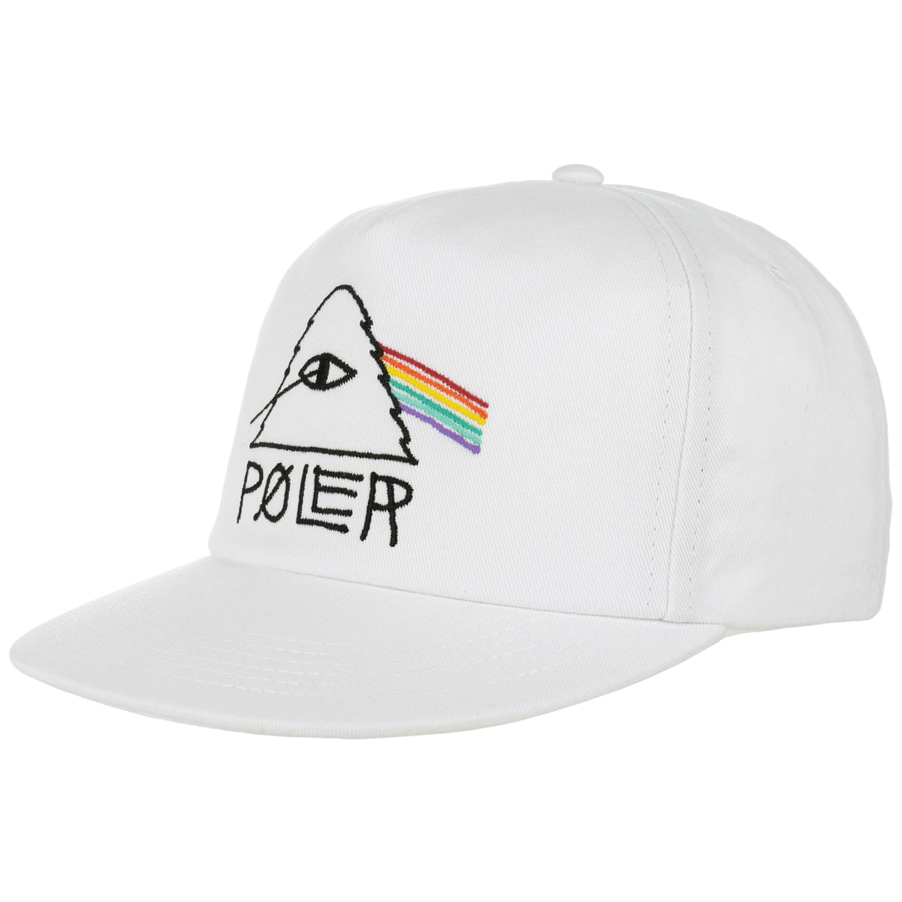Psychedelic Snapback Pet 2 By Poler Wit One Size poler kopen in de aanbieding