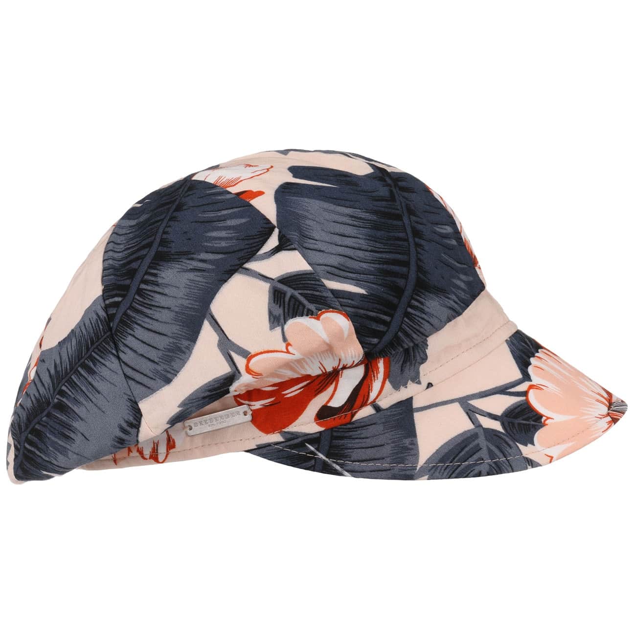 Flower Viscose Newsboy Pet By Seeberger Beige One Size seeberger kopen in de aanbieding