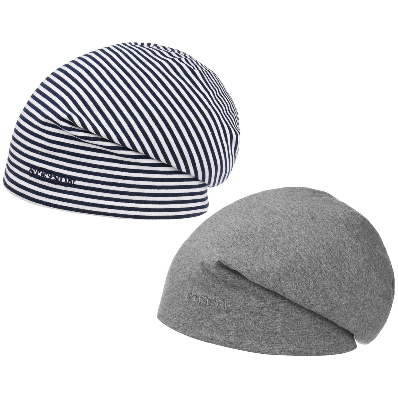 Jersey Long Beanie Omkeerbare Muts By Stetson Grijs Blauw One Size stetson kopen in de aanbieding Jersey Long Beanie Omkeerbare Muts By Stetson Grijs Blauw One Size stetson kopen in de aanbieding