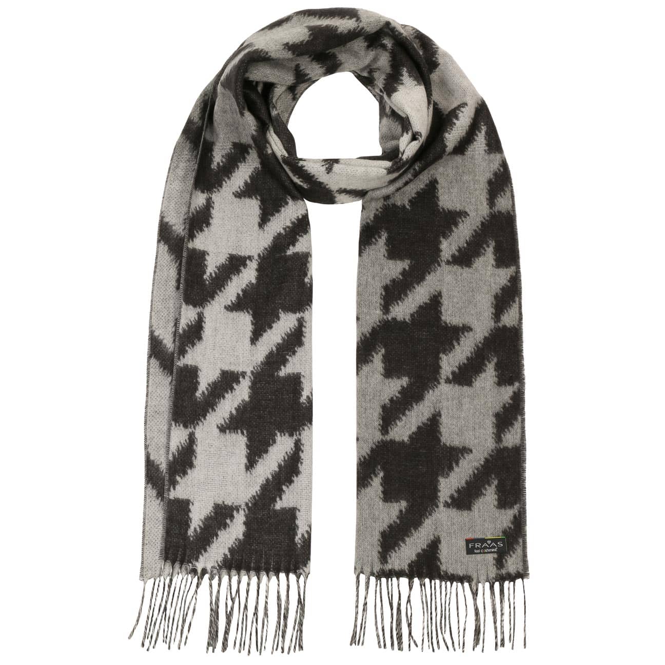Cashmink Pied De Poule Sjaal By Fraas Grijs Zwart fraas kopen in de aanbieding Cashmink Pied De Poule Sjaal By Fraas Grijs Zwart fraas kopen in de aanbieding