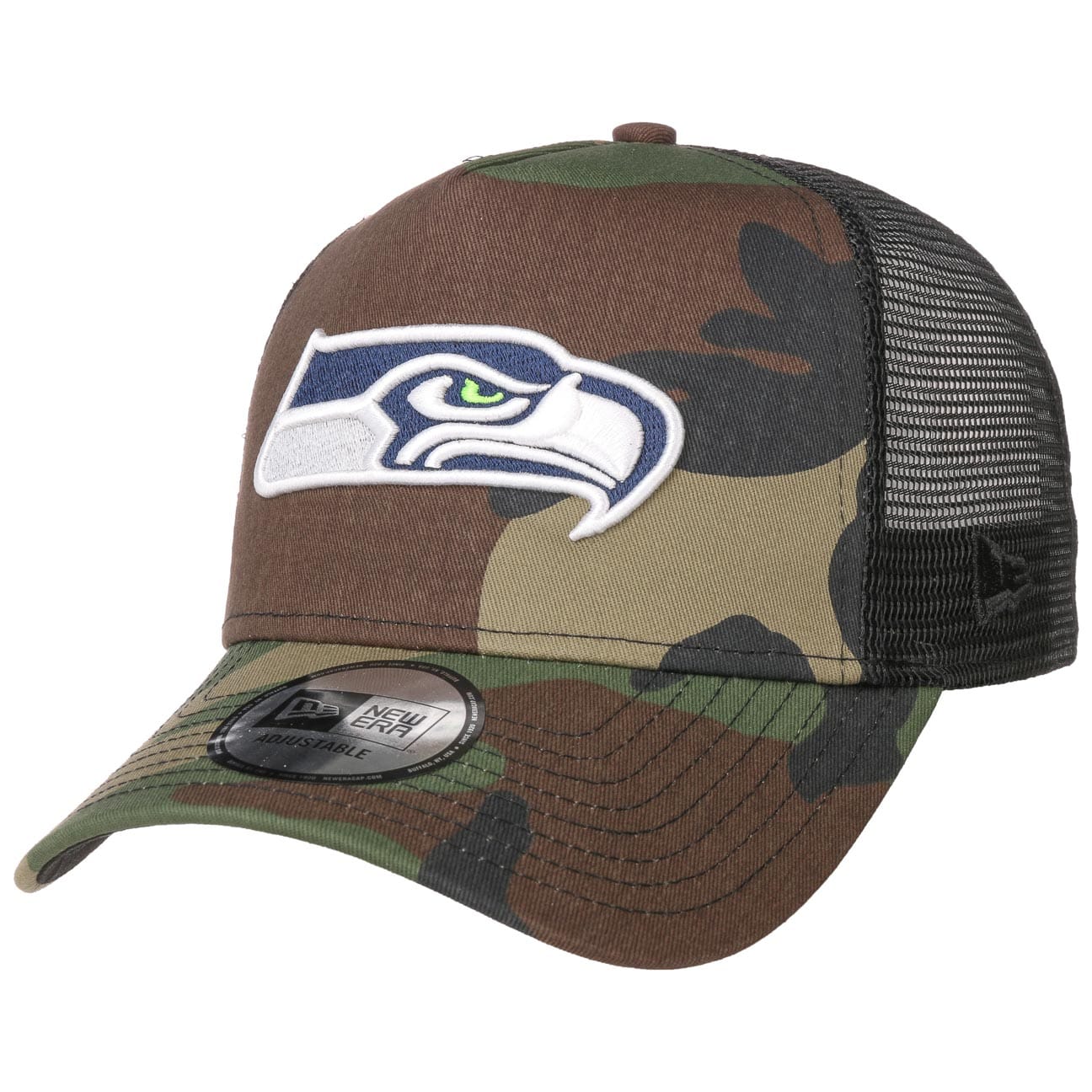 Camo Seahawks Trucker Pet By New Era Camouflage One Size new era kopen in de aanbieding Camo Seahawks Trucker Pet By New Era Camouflage One Size new era kopen in de aanbieding