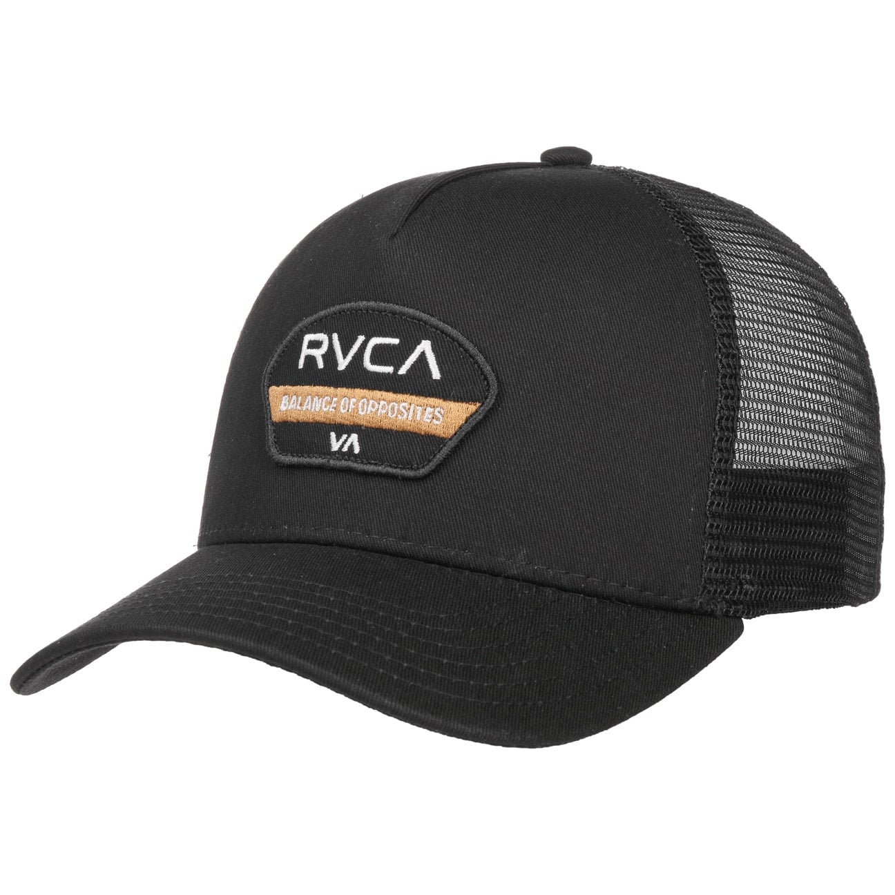 Balance Of Opposites Trucker Pet By Rvca Zwart One Size rvca kopen in de aanbieding