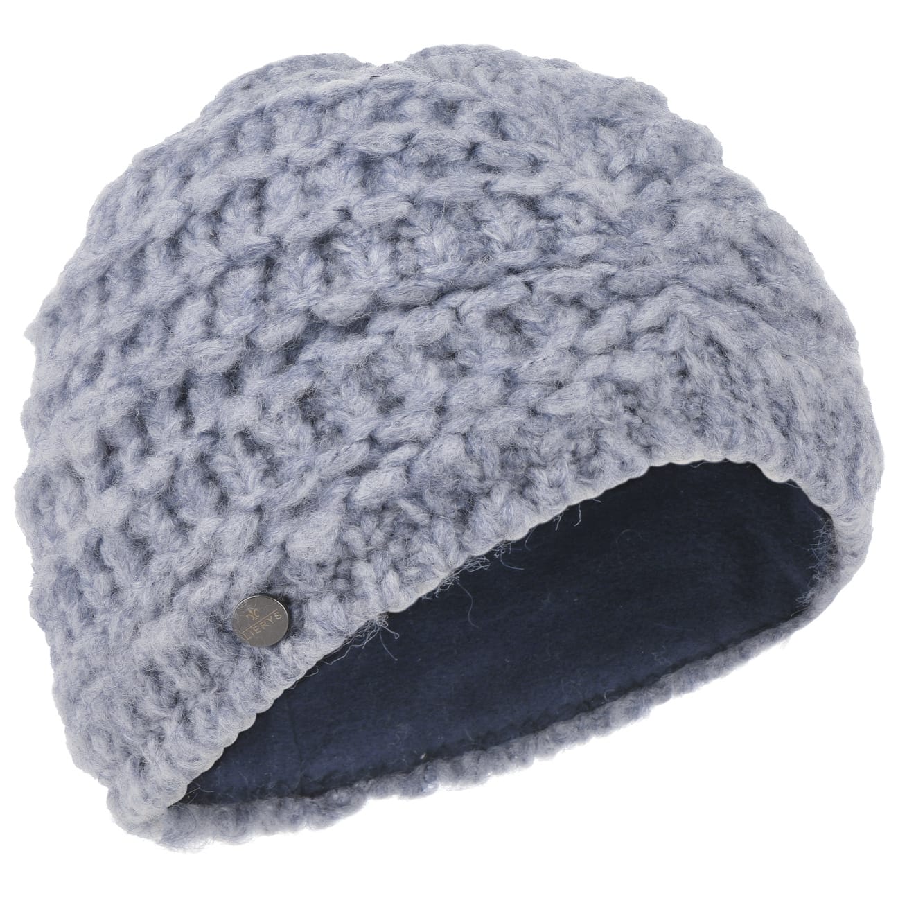 Boucle Gebreide Tulband By Lierys Lichtblauw One Size lierys kopen in de aanbieding Boucle Gebreide Tulband By Lierys Lichtblauw One Size lierys kopen in de aanbieding